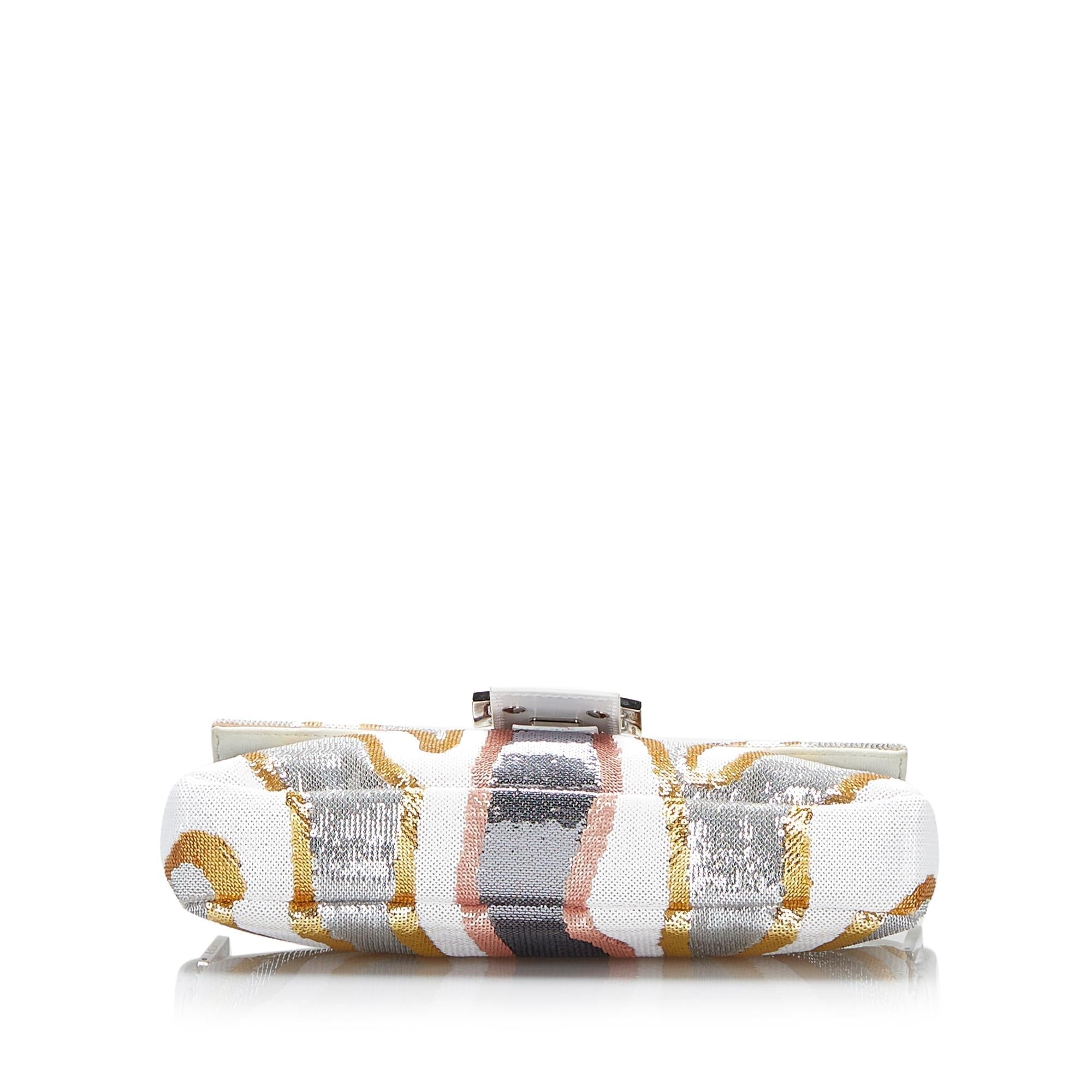 Fendi Sequined Mamma Baguette (SHG-6YT2Zg)