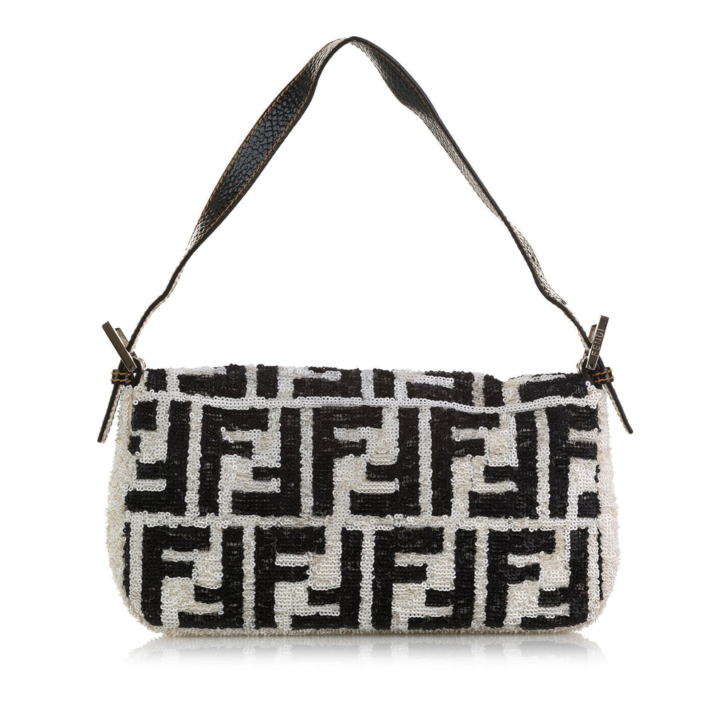 Fendi Sequined Zucca Mamma Baguette (SHG-e5CoQR)