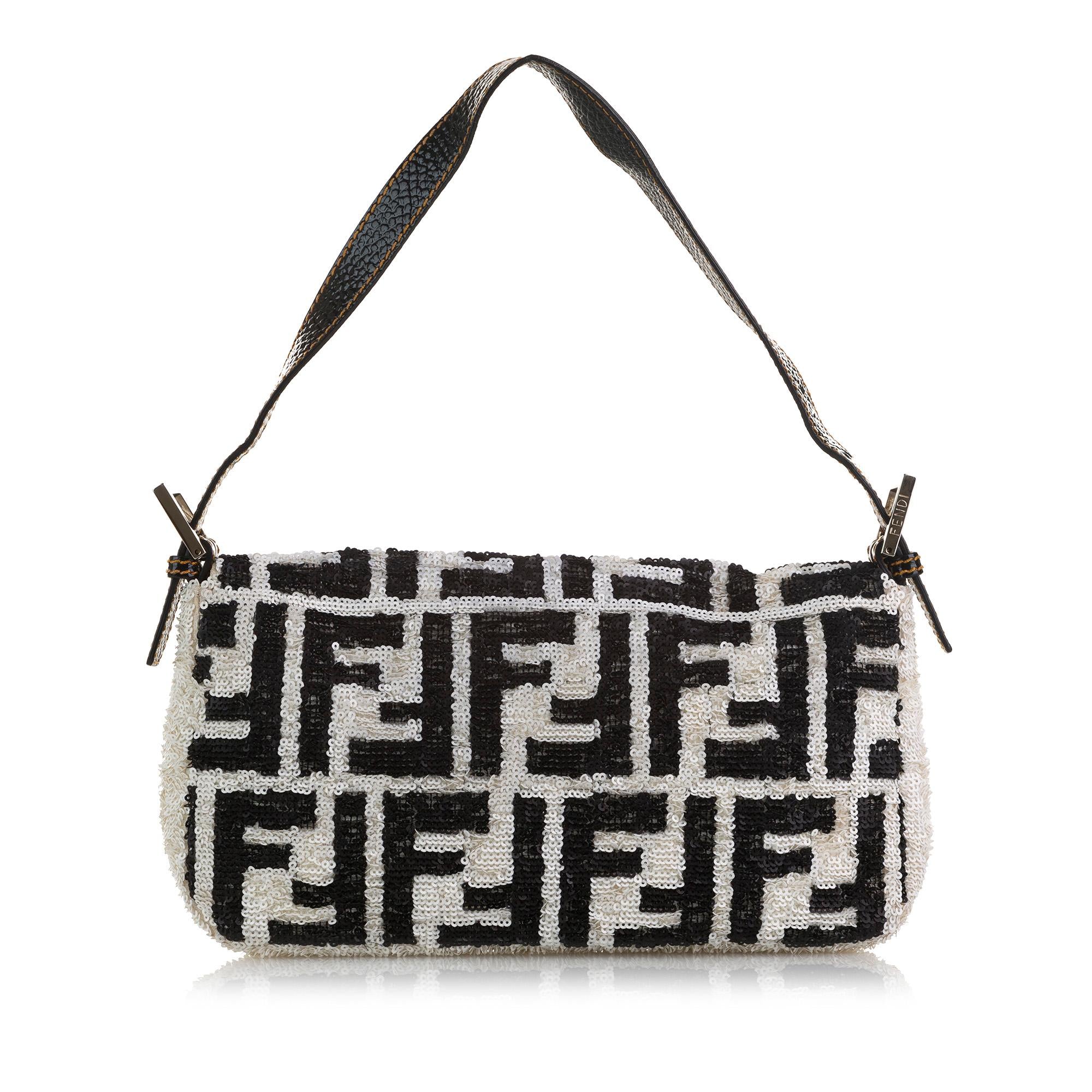 Fendi Sequined Zucca Mamma Baguette (SHG-e5CoQR)
