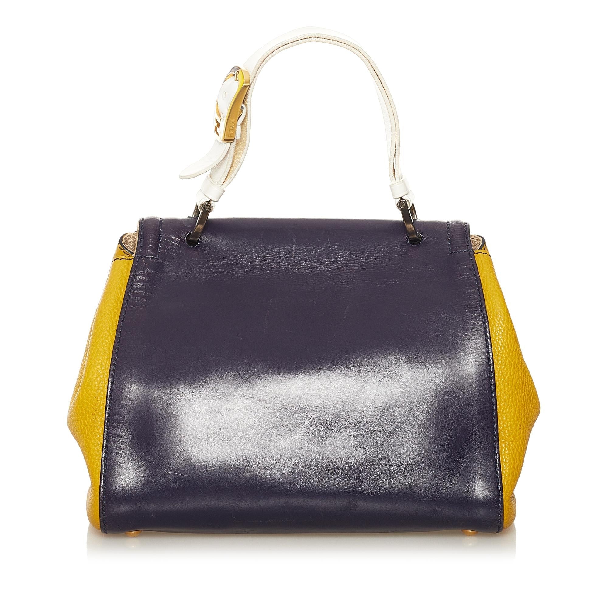 Fendi Silvana Leather Satchel (SHG-34388)