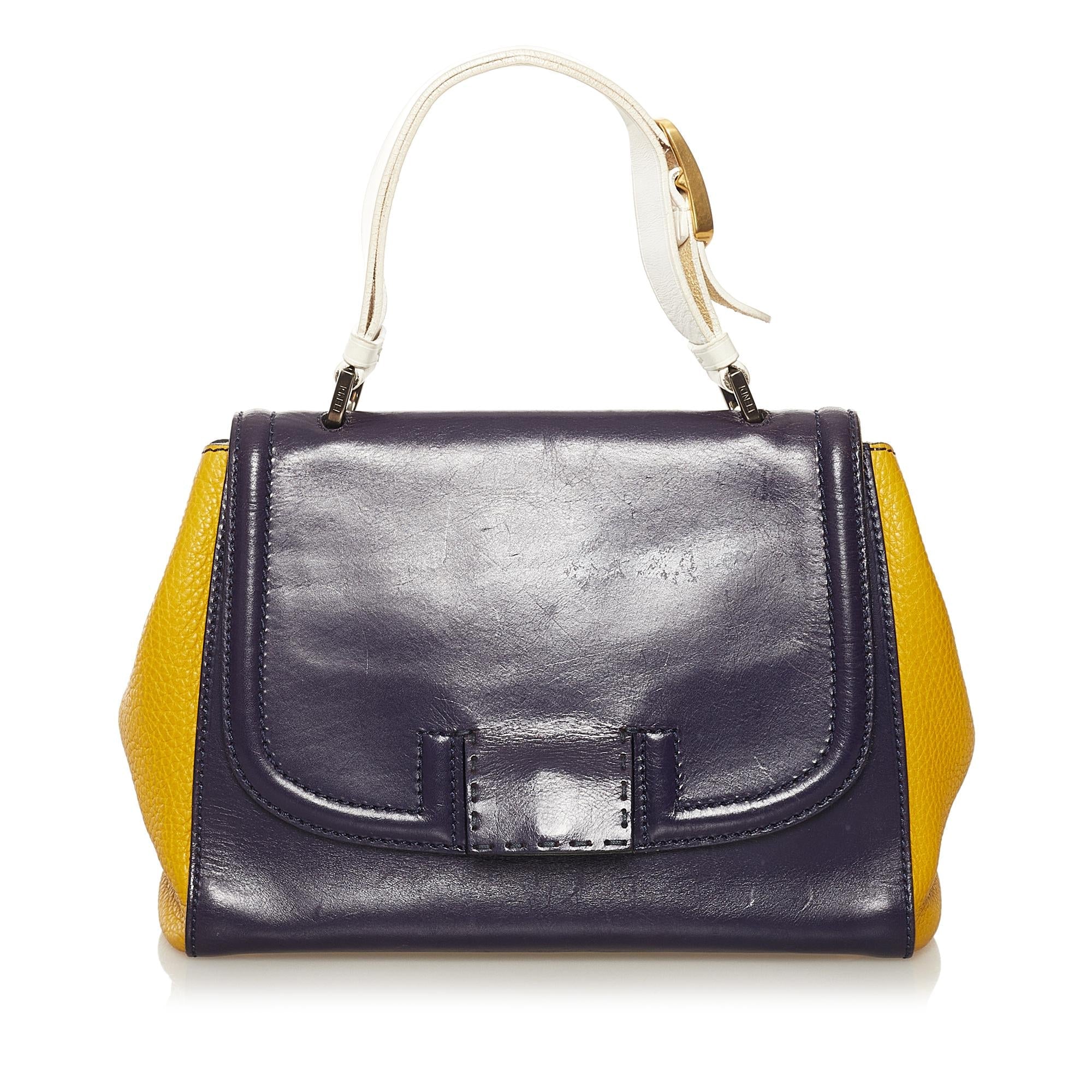 Fendi Silvana Leather Satchel (SHG-34388)
