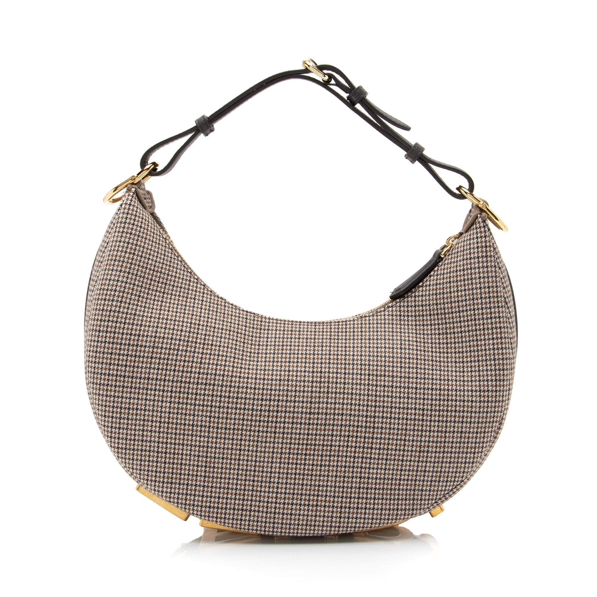 Fendi Fabric Small Fendigraphy Charm Hobo (SHF-23488)