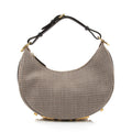 Fendi Fabric Small Fendigraphy Charm Hobo (SHF-23488)