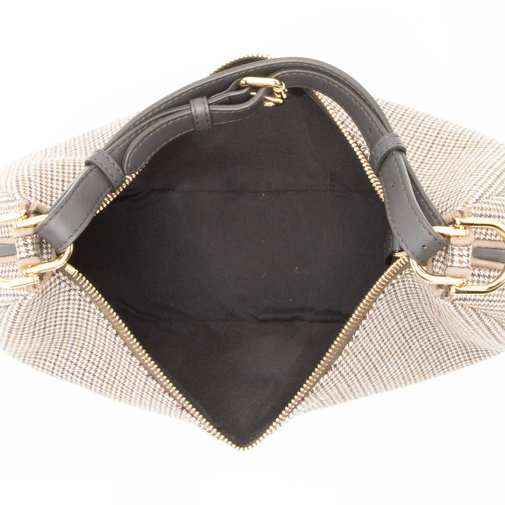 Fendi Fabric Small Fendigraphy Charm Hobo (SHF-23488)