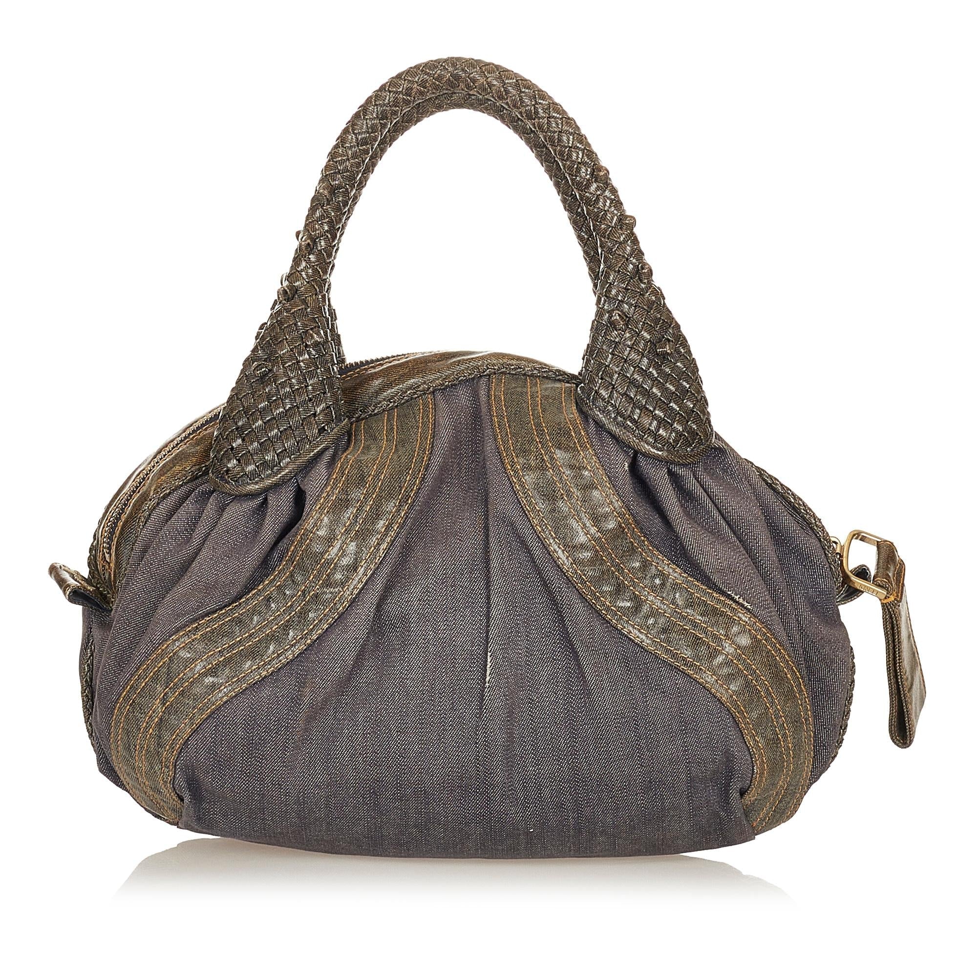 Fendi Spy Denim Handbag (SHG-27008)