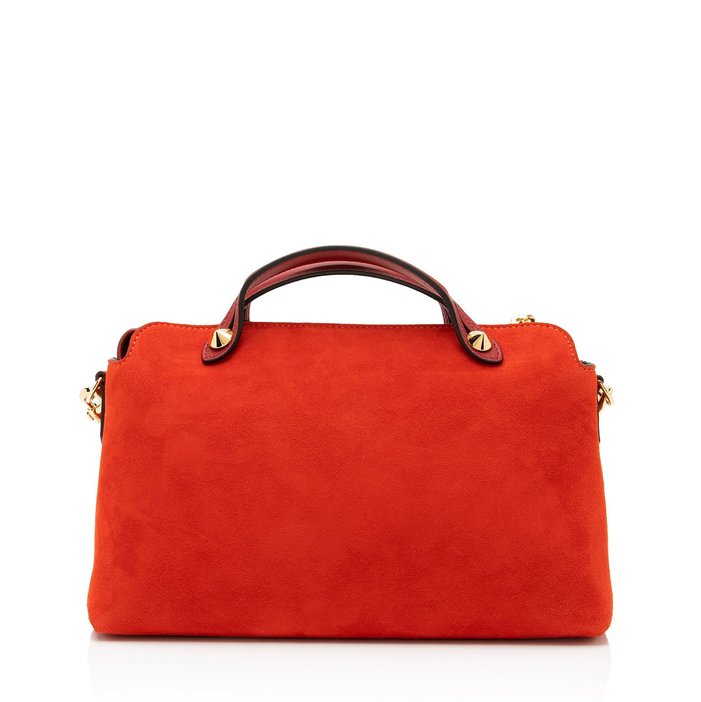 Fendi Suede Calfskin By The Way Medium Boston Bag (SHF-23727)