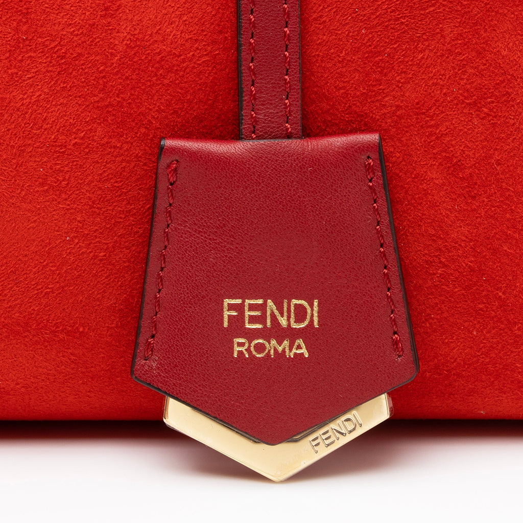 Fendi Suede Calfskin By The Way Medium Boston Bag (SHF-23727)