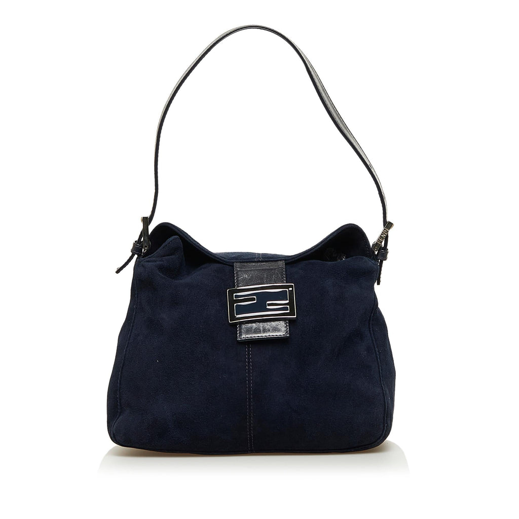 Fendi Suede Double Flap (SHG-gKaUYE)