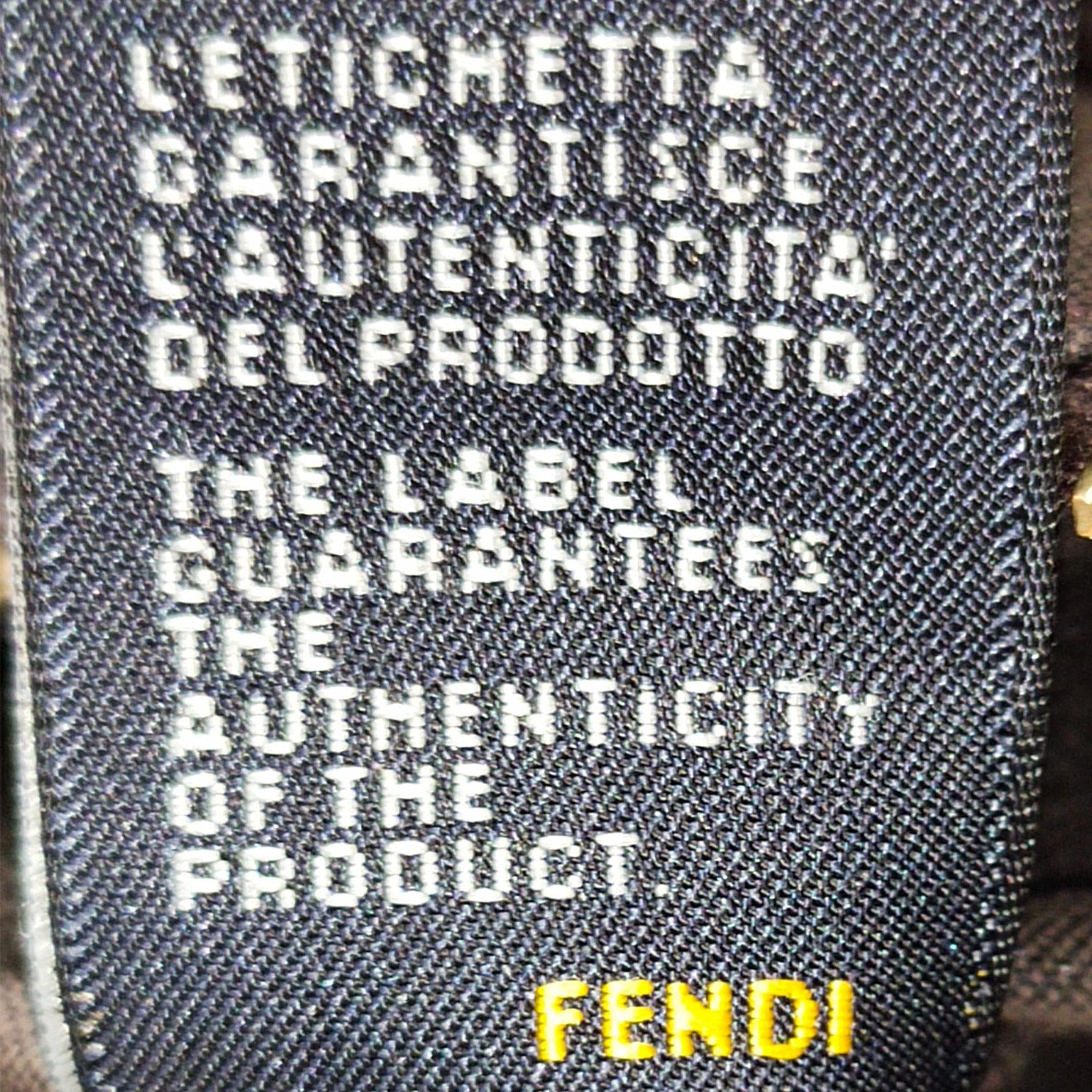 Fendi Twins Leather Tote Bag (SHG-5TD57t)