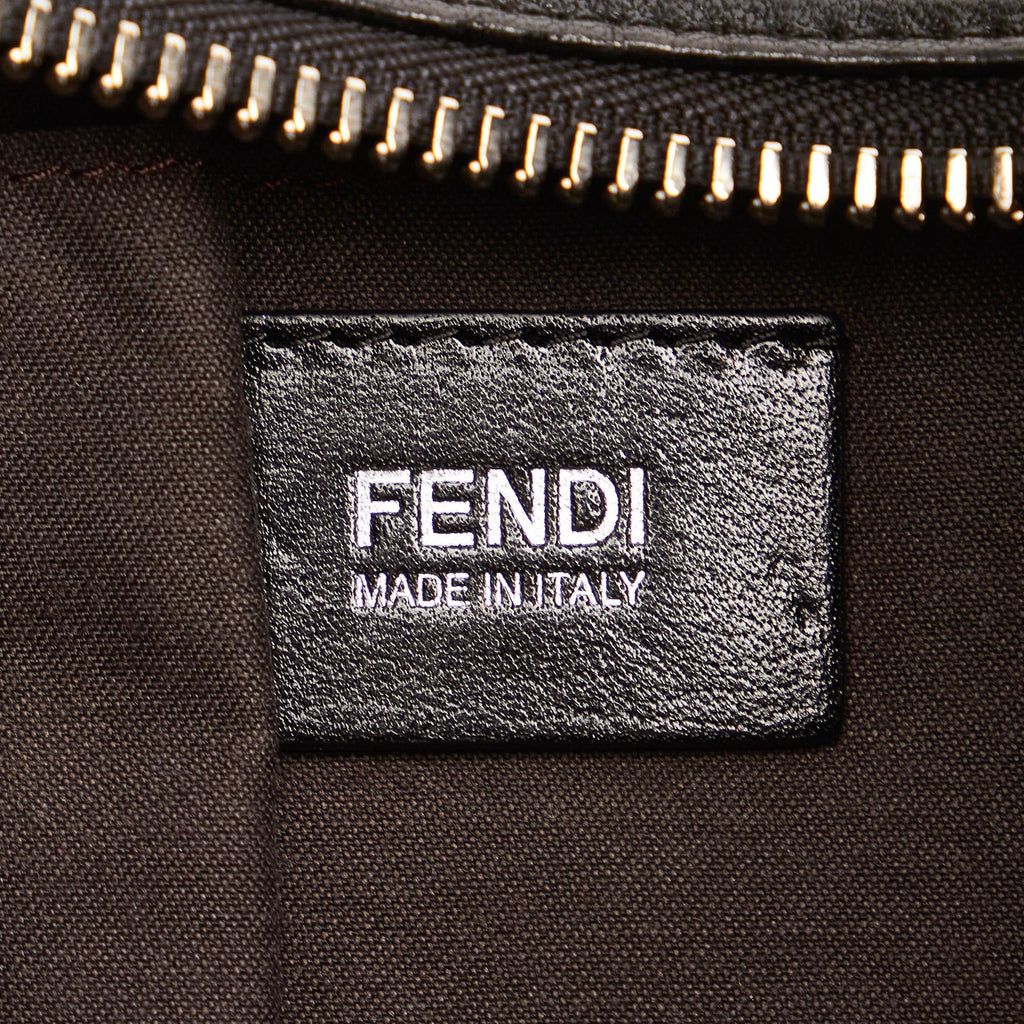 Fendi Unzipped Leather Hobo Bag (SHG-37305)