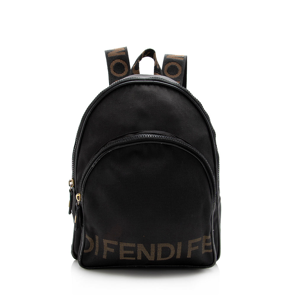 Fendi Vintage Nylon Logo Backpack (SHF-17036)