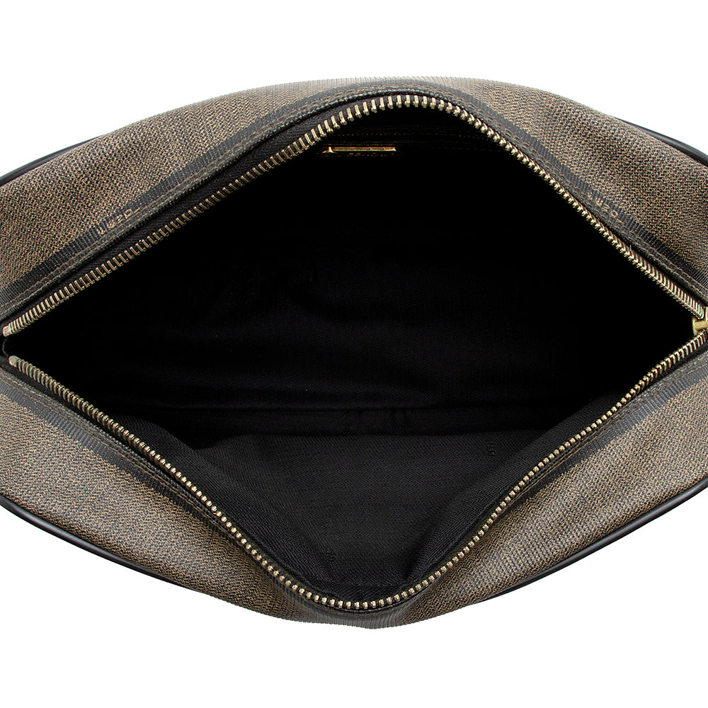Fendi Vintage Pequin Shoulder Bag (SHF-13582)