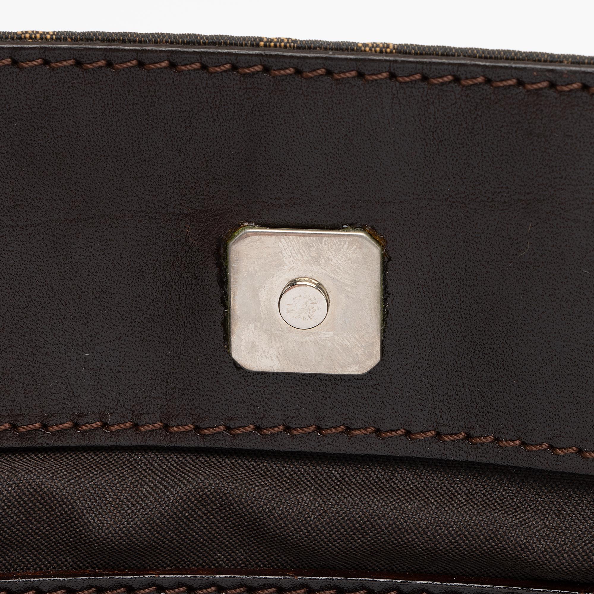 Fendi Vintage Zucca Calfskin Large Tote (SHF-PQx5or)