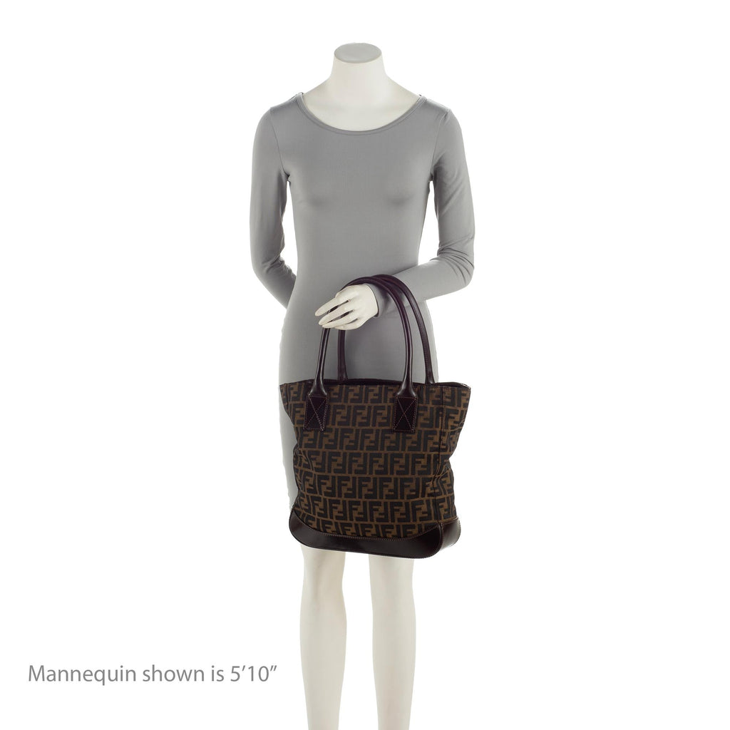 Fendi Vintage Zucca Calfskin Large Tote (SHF-PQx5or)