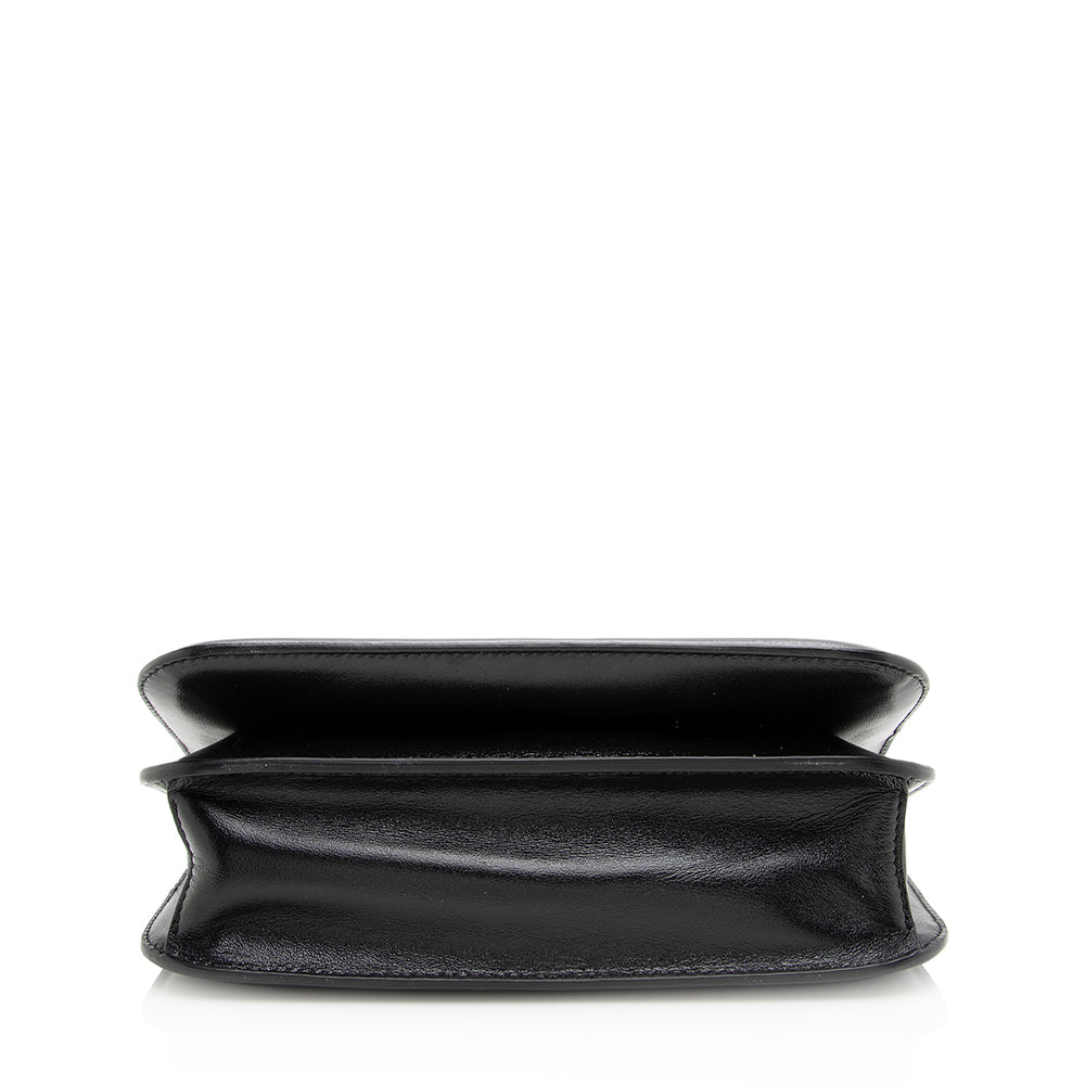 Fendi Vitello Glacier Leather Karligraphy Pocket Shoulder Bag (SHF-19815)