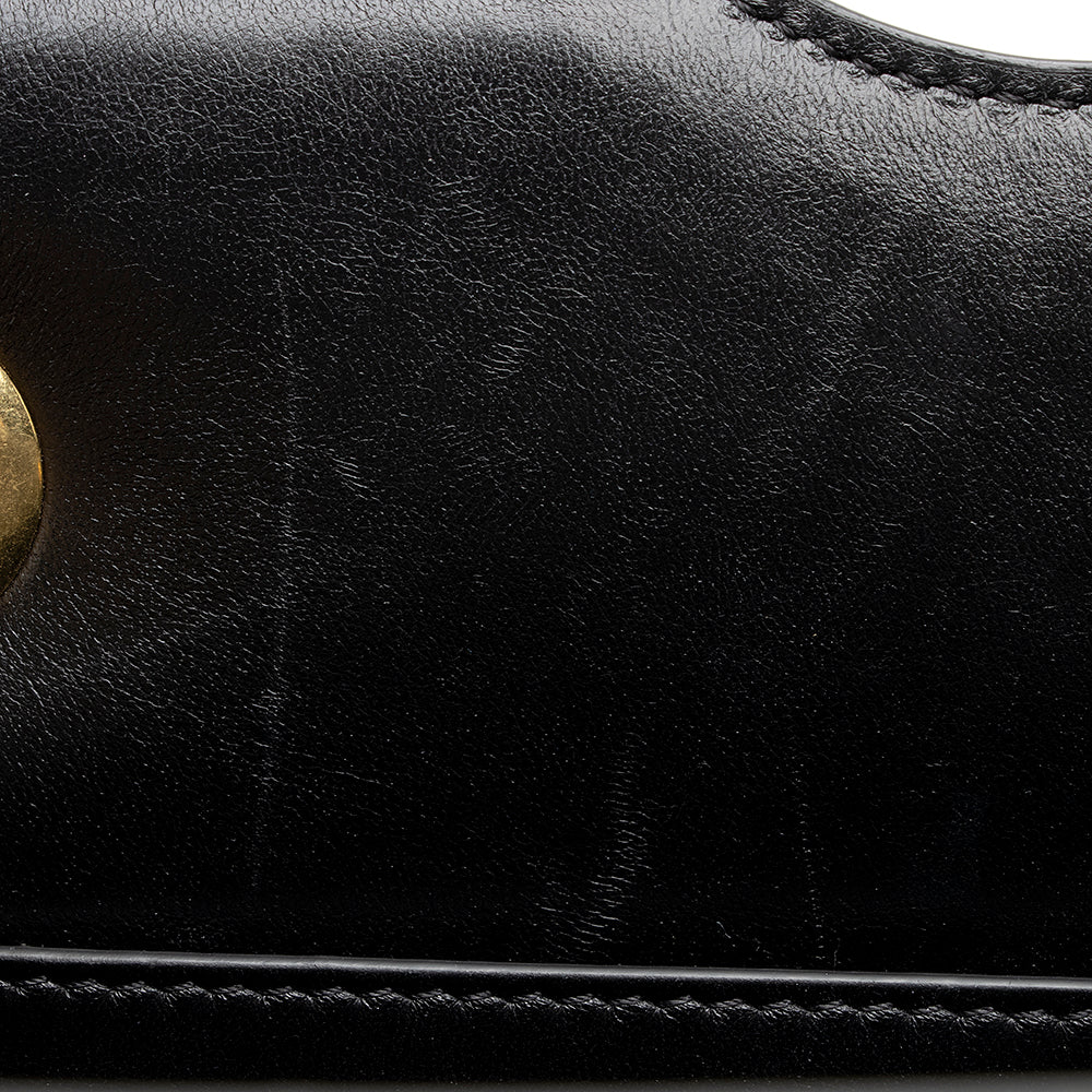 Fendi Vitello Glacier Leather Karligraphy Pocket Shoulder Bag (SHF-19815)