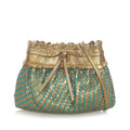Fendi Woven Leather Bucket Bag (SHG-33268)