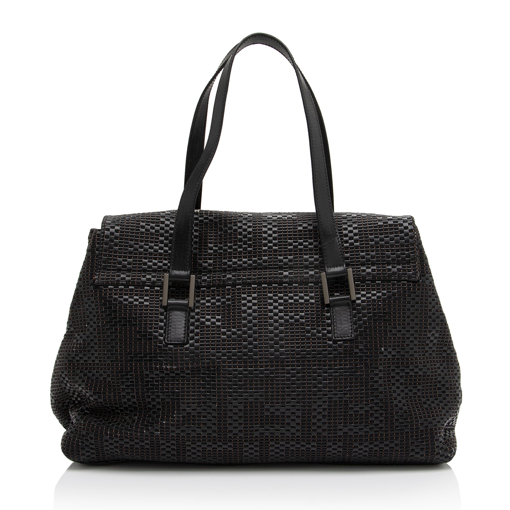 Fendi Woven Zucca Leather Forever Large Shoulder Bag (SHF-QqfMFO)