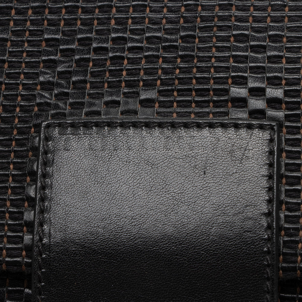 Fendi Woven Zucca Leather Forever Large Shoulder Bag (SHF-QqfMFO)