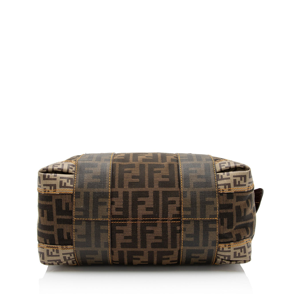 Fendi Zucca B Mix Medium Boston Bag (SHF-EoAec3)