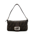 Fendi Zucca Baguette Shoulder Bag - FINAL SALE (SHF-20855)