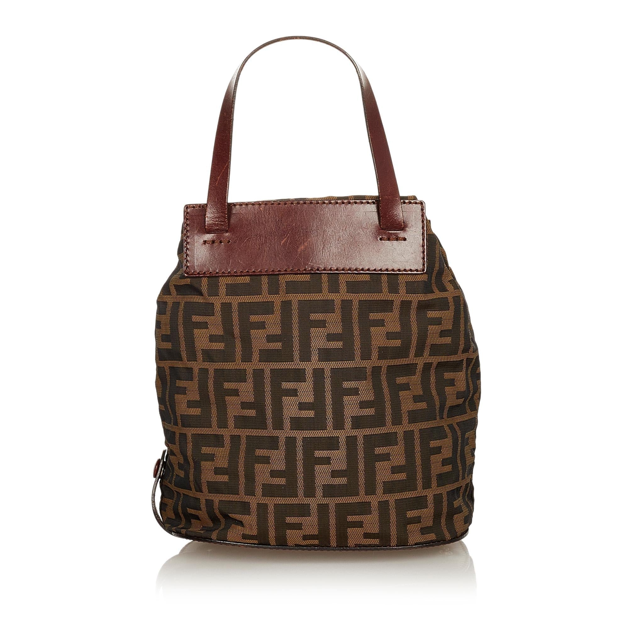 Fendi Zucca Canvas Handbag (SHG-26292)