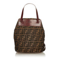 Fendi Zucca Canvas Handbag (SHG-26292)