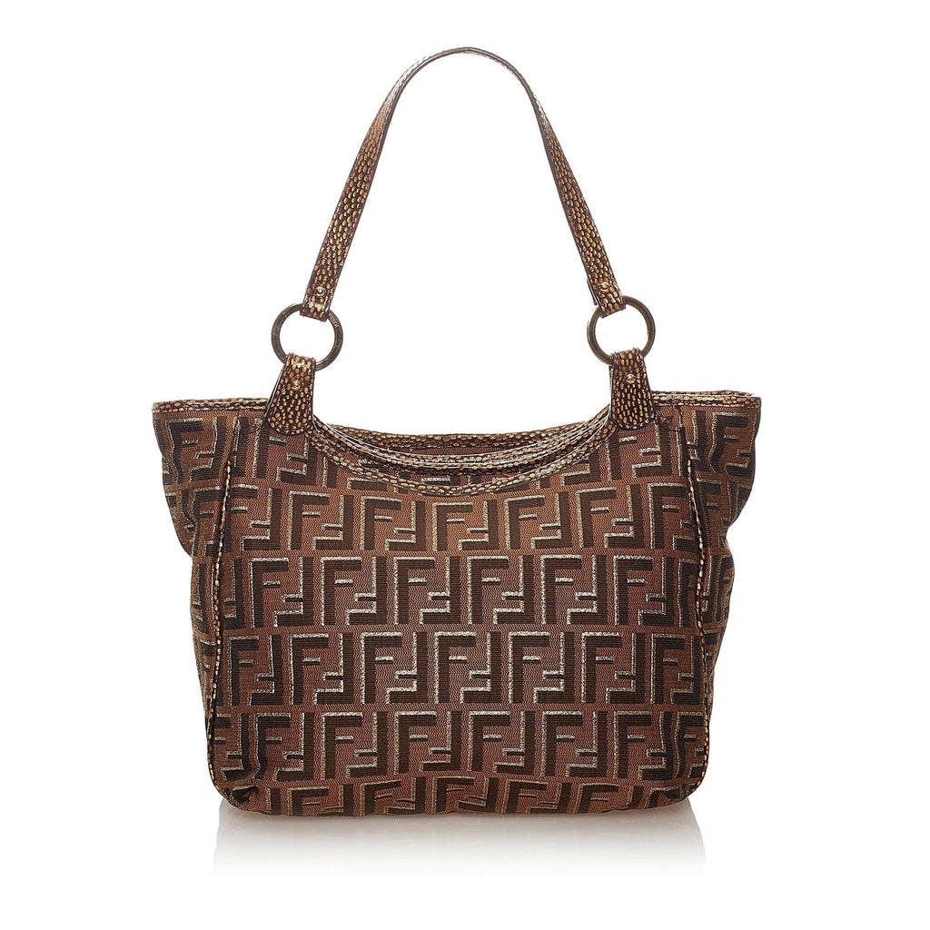 Fendi Zucca Canvas Handbag (SHG-27465)