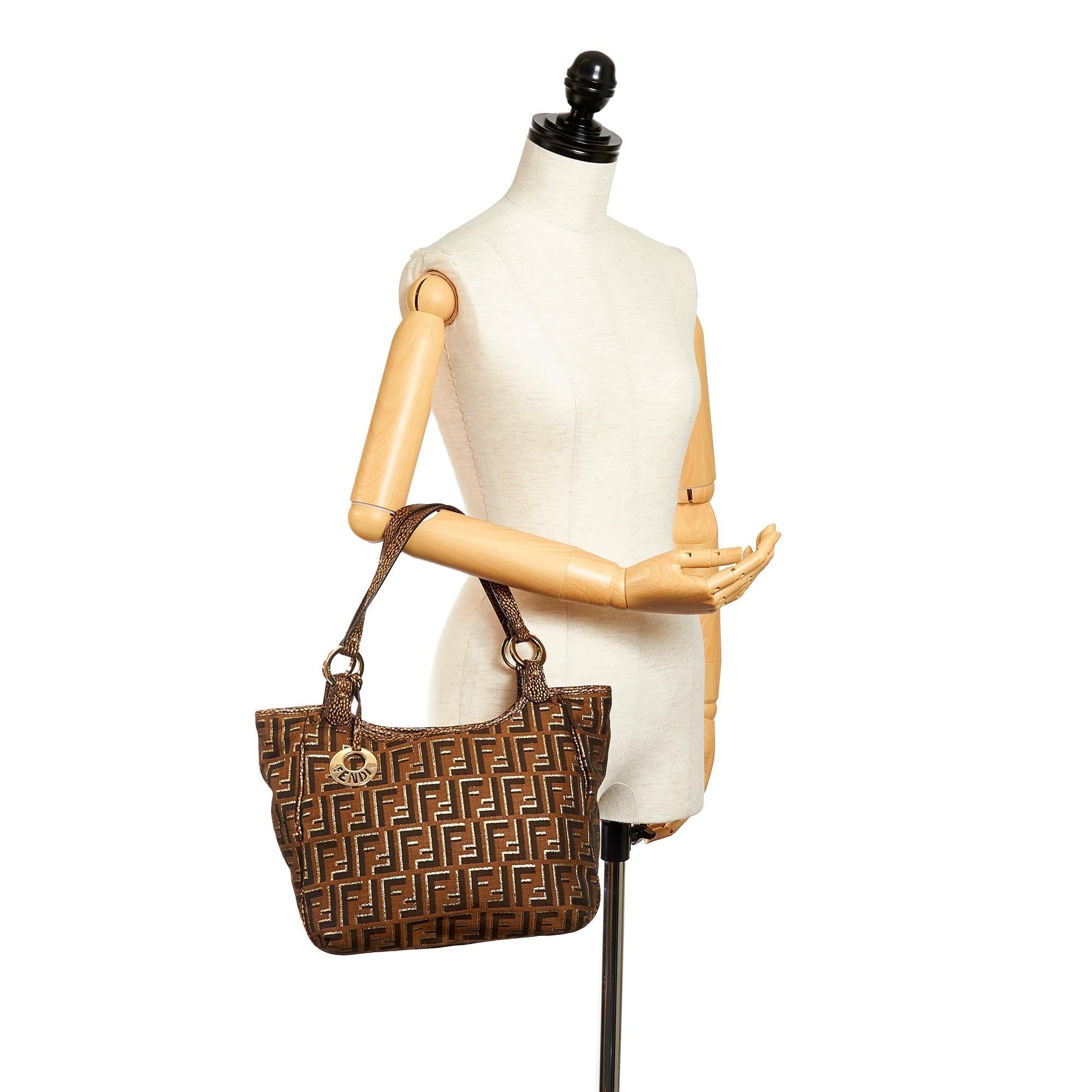 Fendi Zucca Canvas Handbag (SHG-27465)