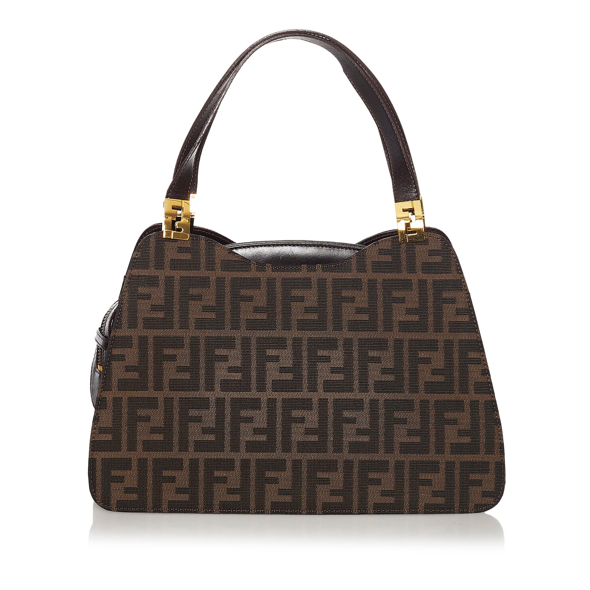 Fendi Zucca Canvas Handbag (SHG-34090)