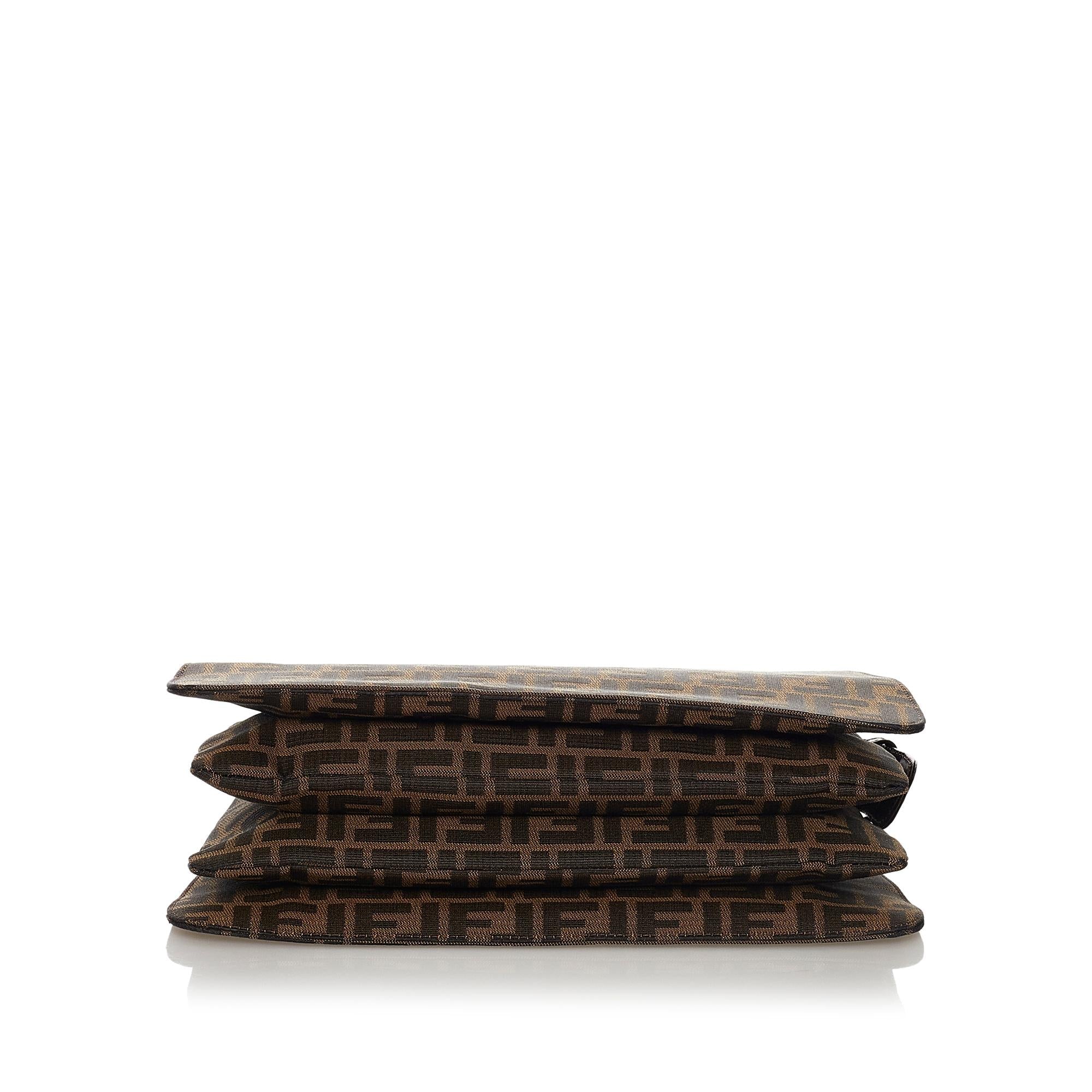 Fendi Zucca Canvas Handbag (SHG-34090)