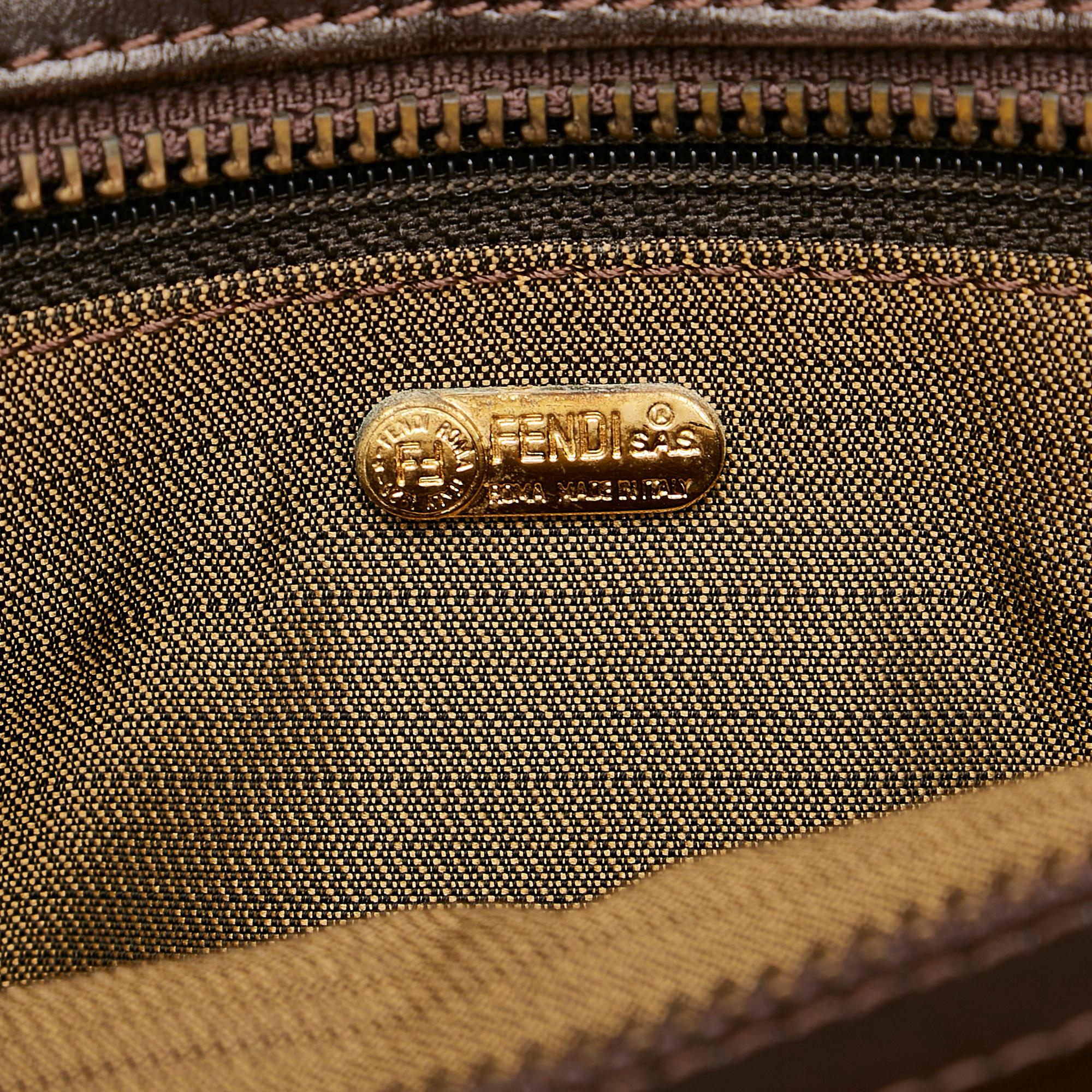 Fendi Zucca Canvas Handbag (SHG-34090)