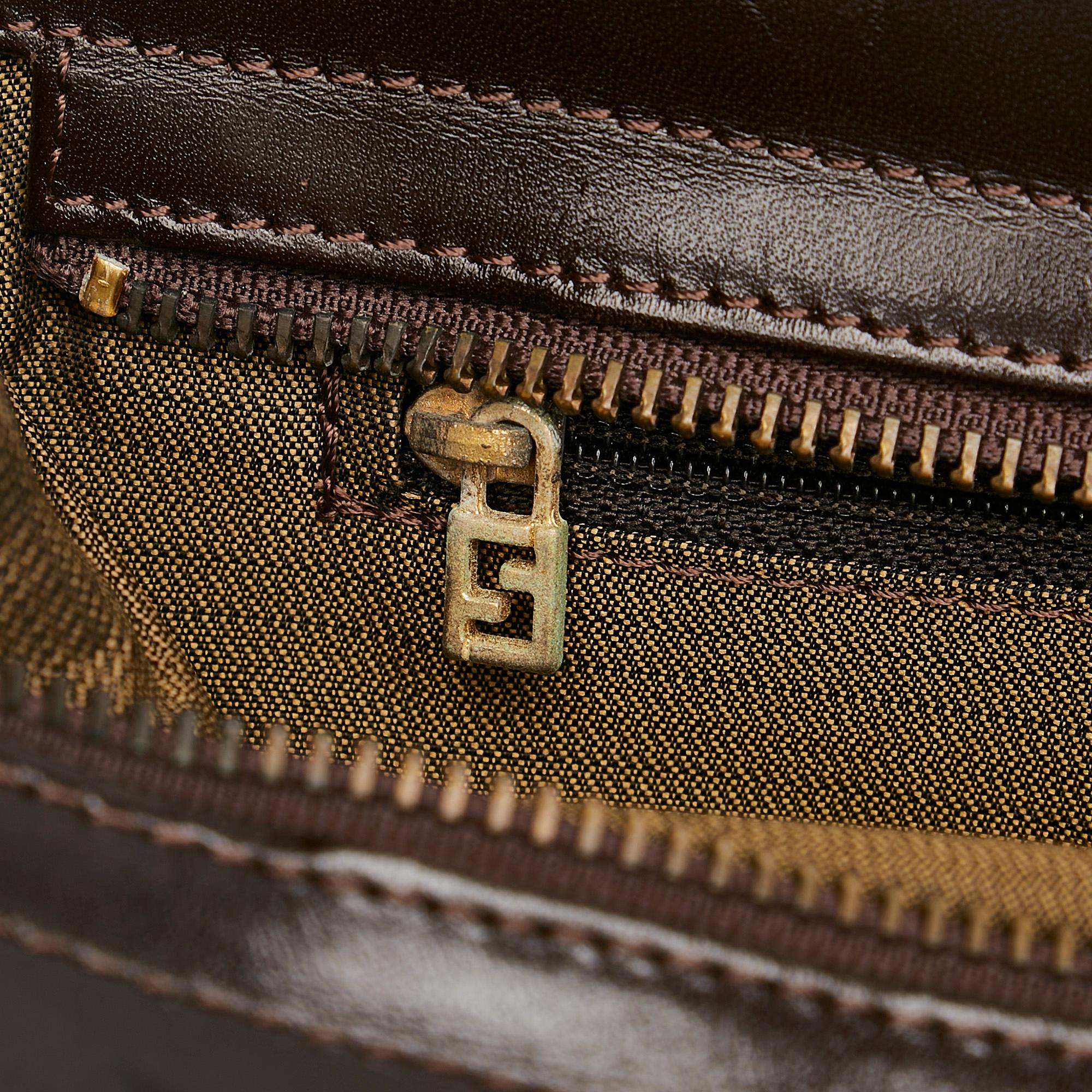 Fendi Zucca Canvas Handbag (SHG-34090)