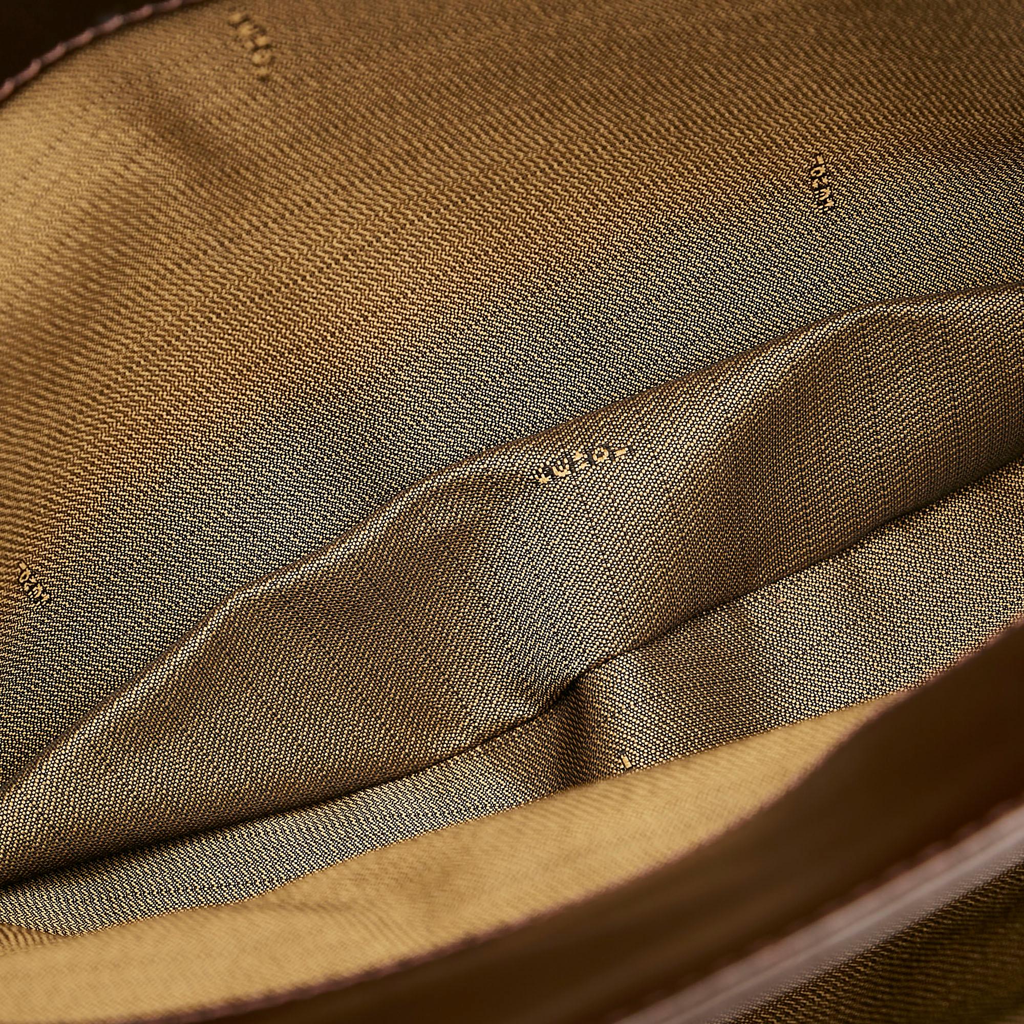 Fendi Zucca Canvas Handbag (SHG-34090)