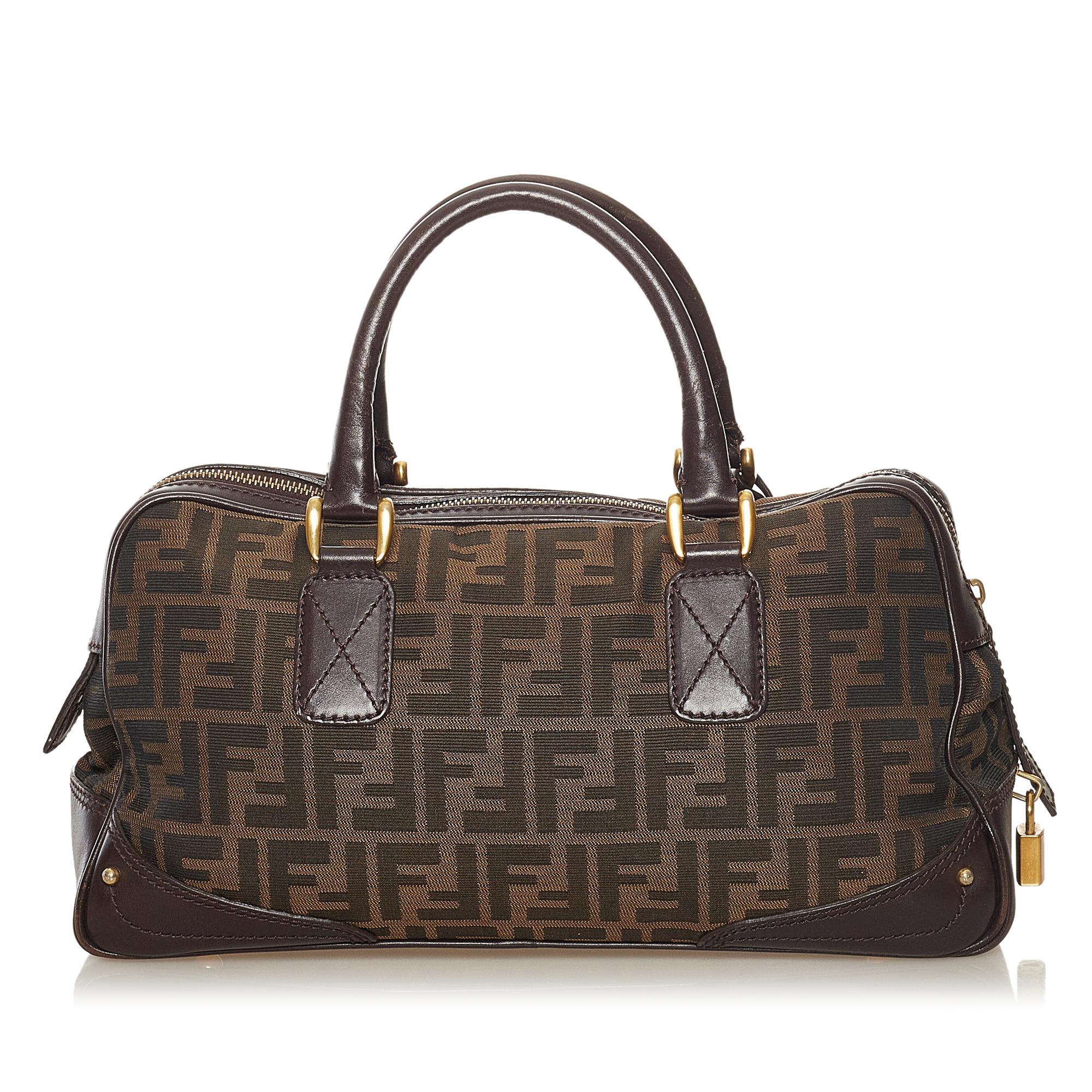 Fendi Zucca Canvas Handbag (SHG-34303)