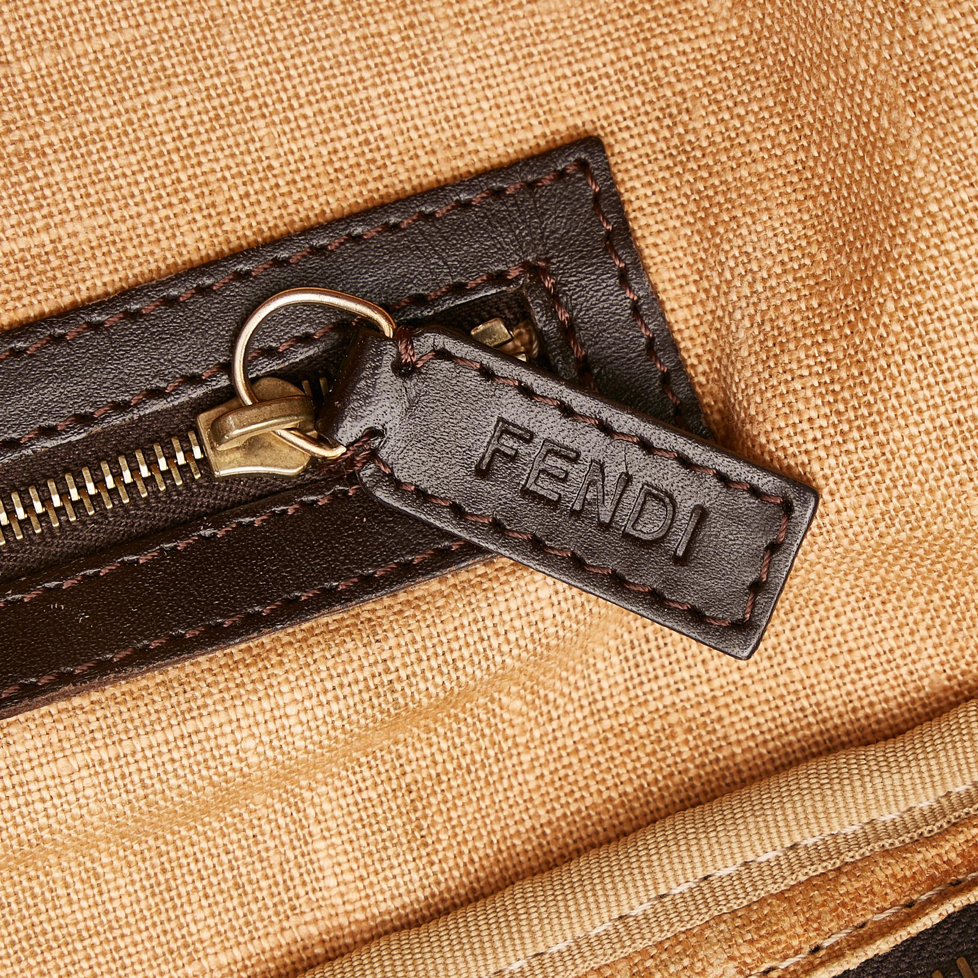 Fendi Zucca Canvas Handbag (SHG-34303)