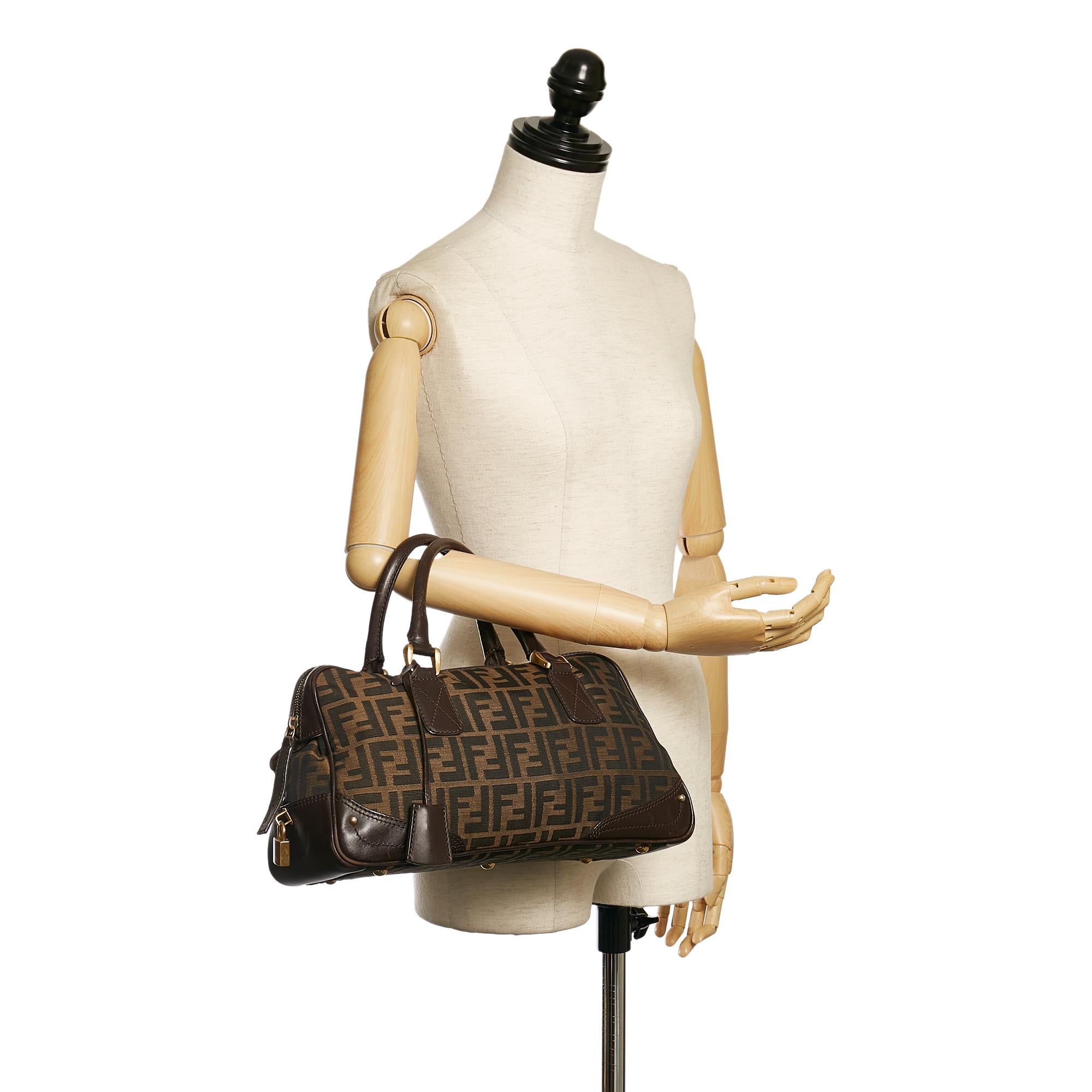 Fendi Zucca Canvas Handbag (SHG-34303)