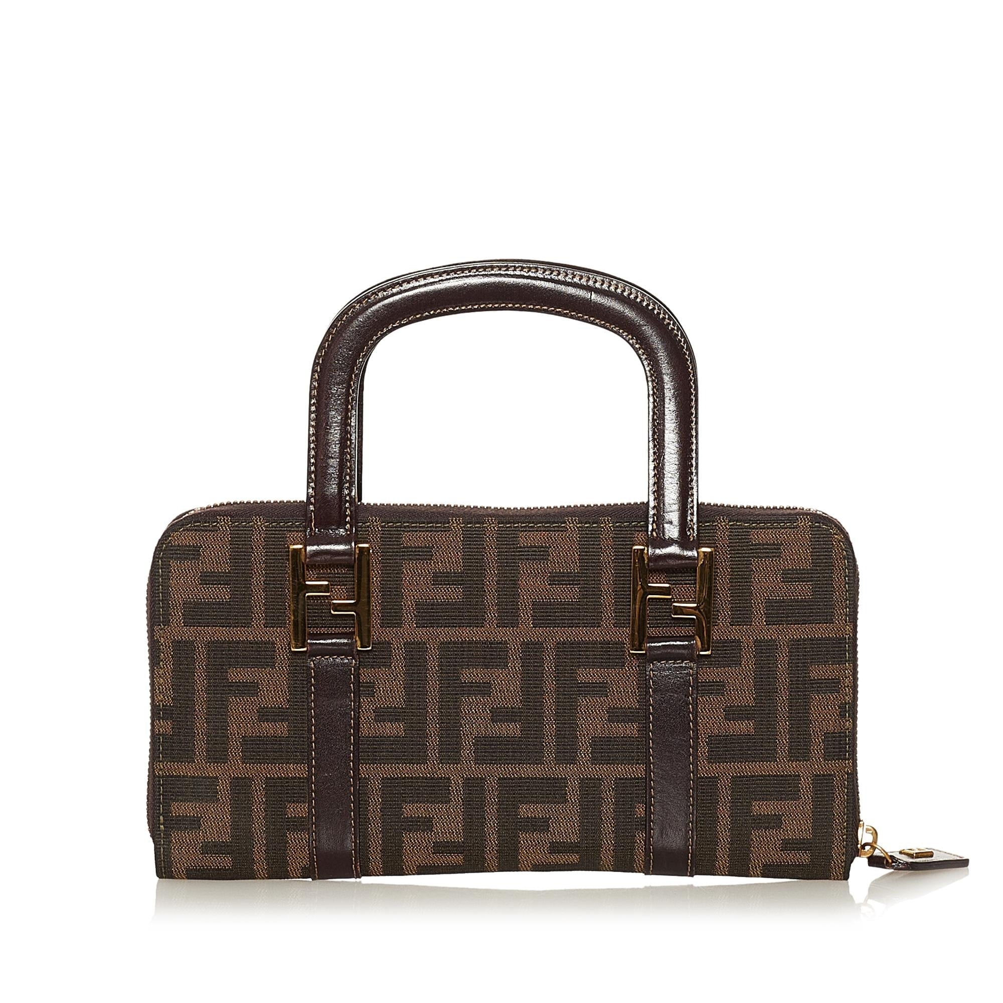 Fendi Zucca Canvas Handbag (SHG-34608)
