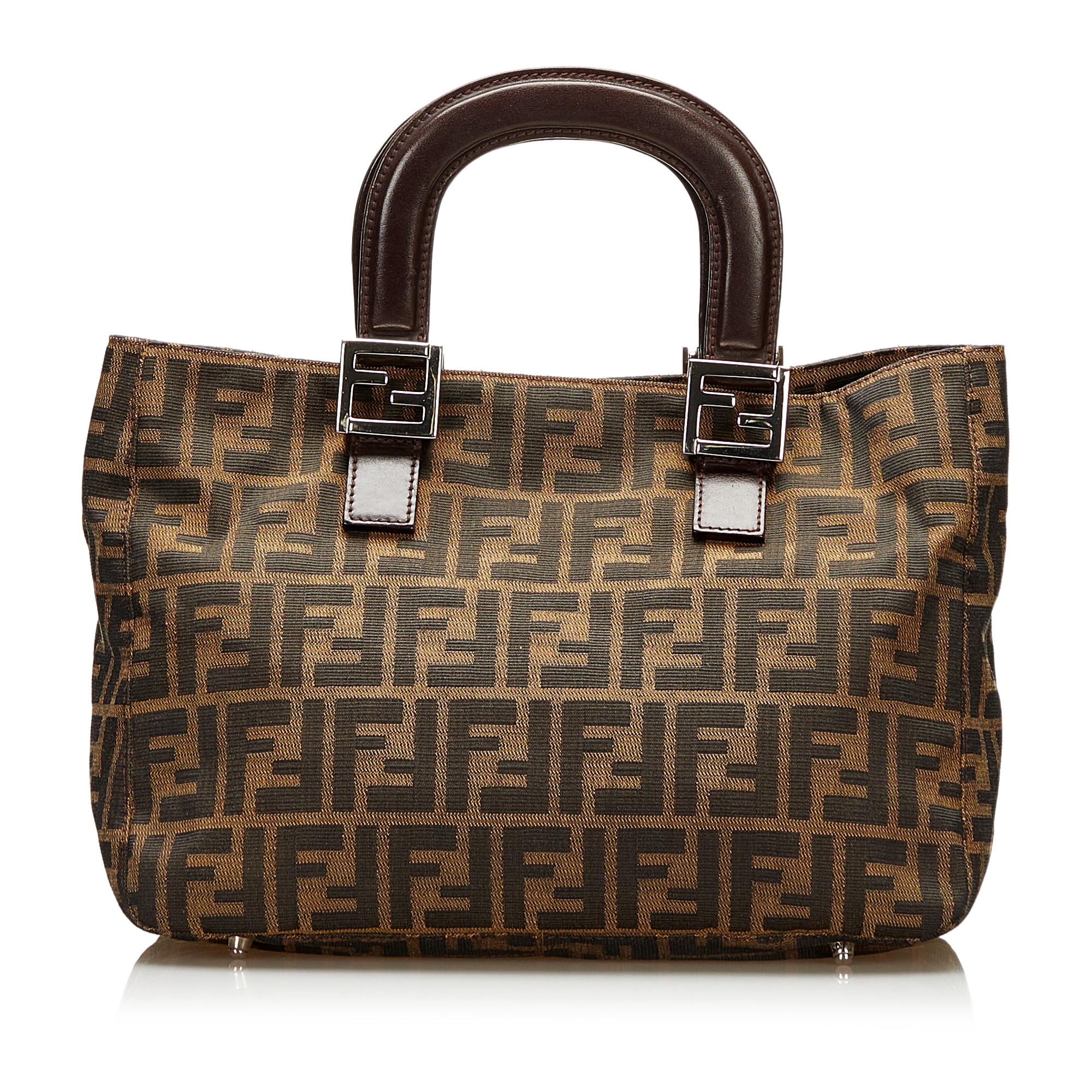 Fendi Zucca Canvas Handbag (SHG-35839)