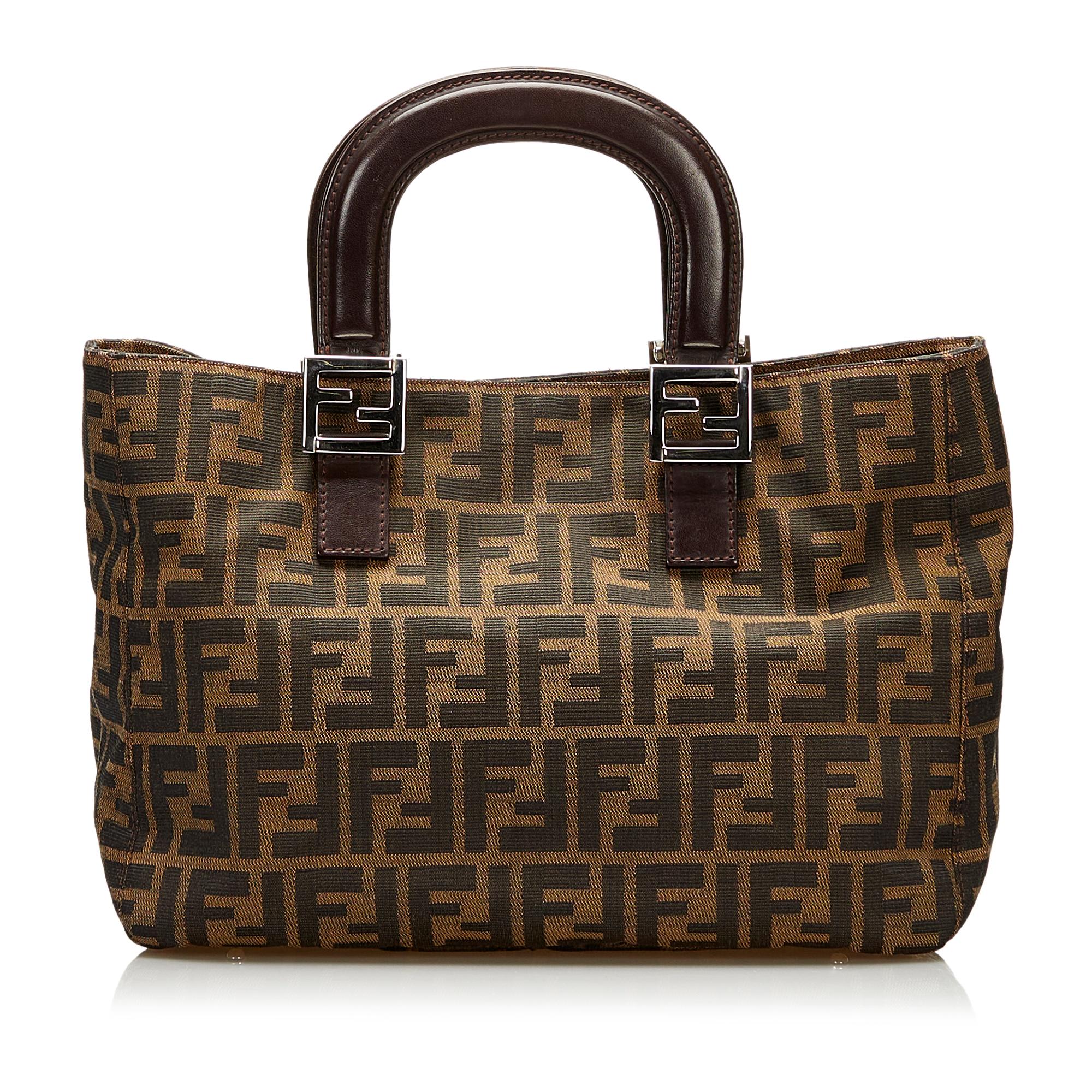 Fendi Zucca Canvas Handbag (SHG-35839)