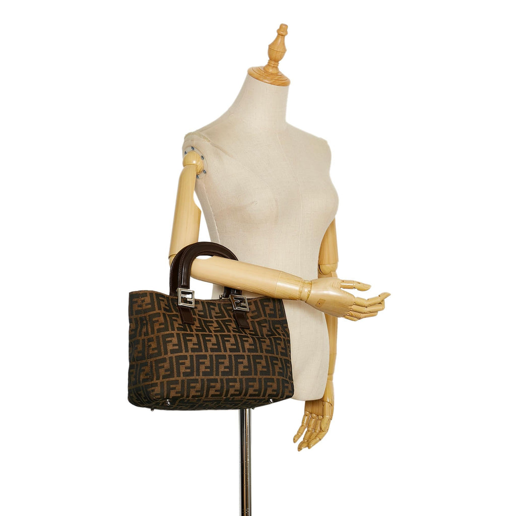 Fendi Zucca Canvas Handbag (SHG-35839)