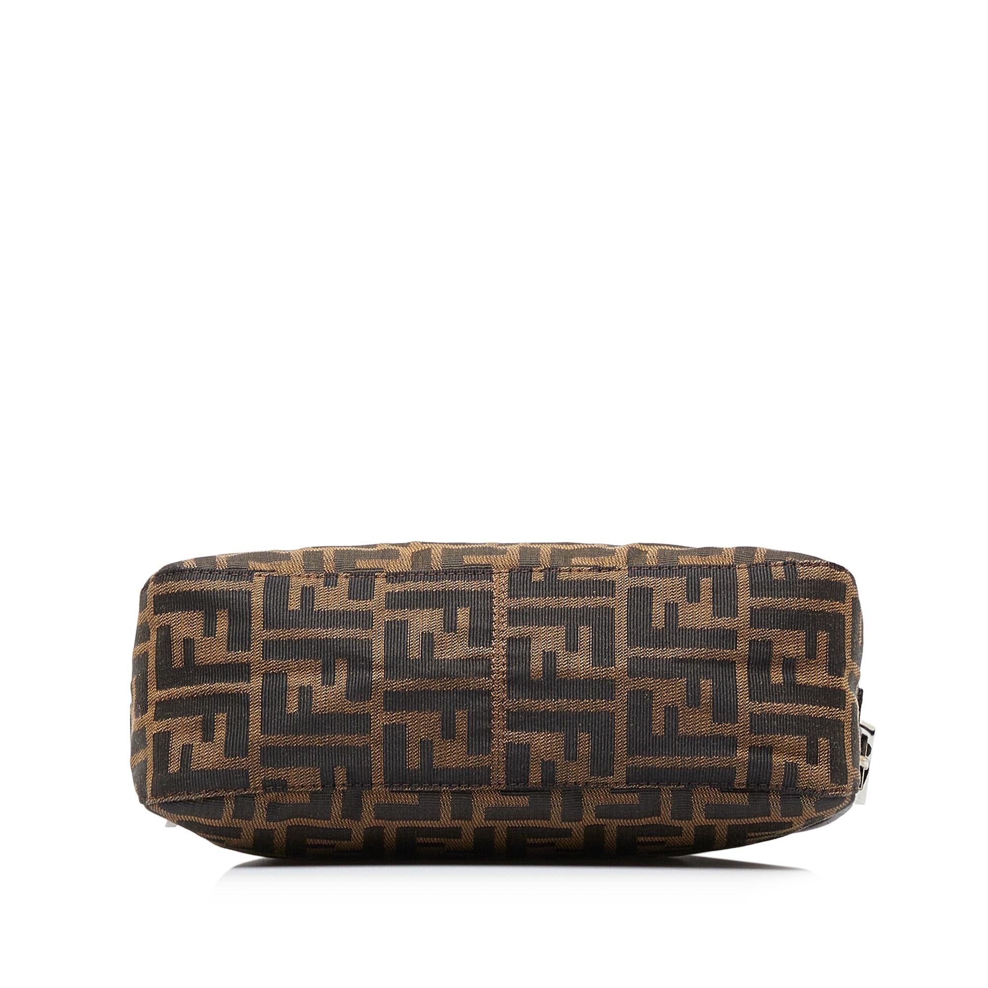 Fendi Zucca Double Flap Baguette (SHG-8sUN0W)
