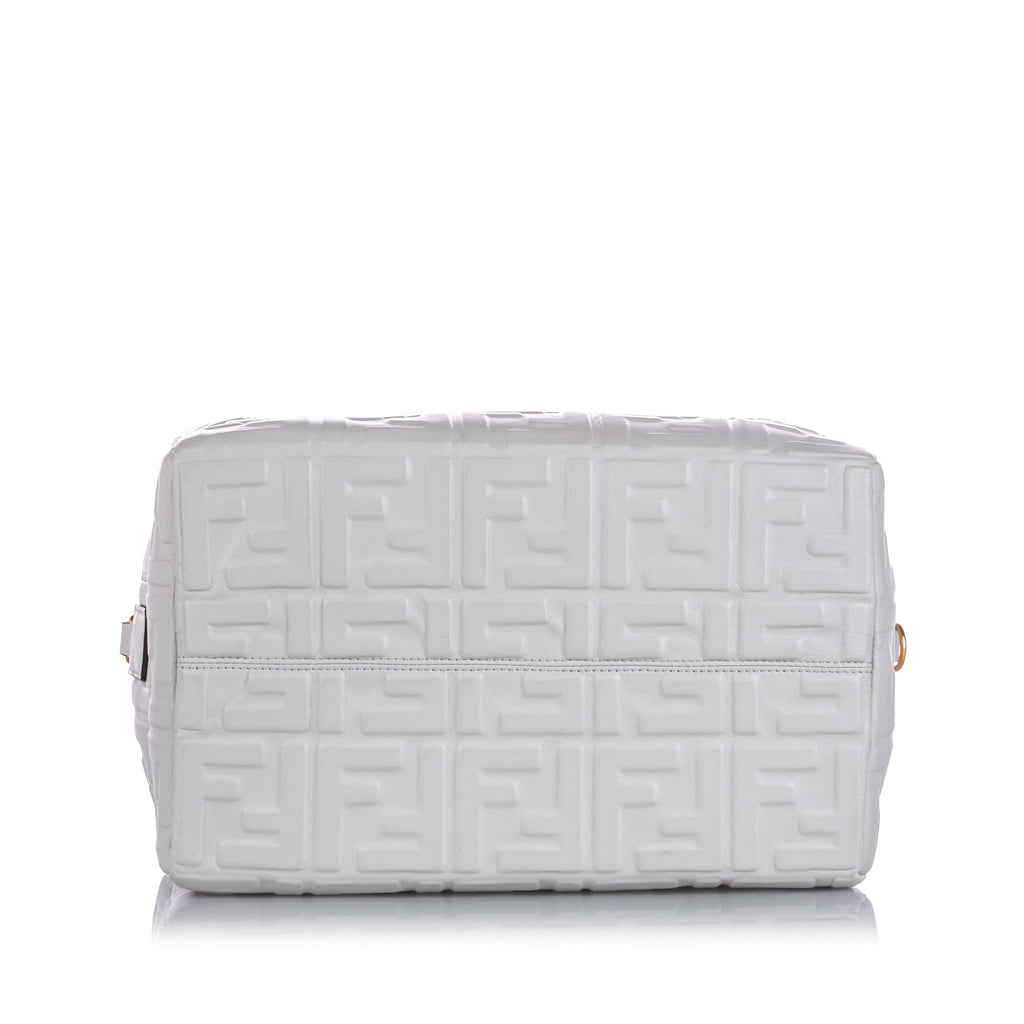 Fendi Zucca Embossed Leather Satchel (SHG-15966)
