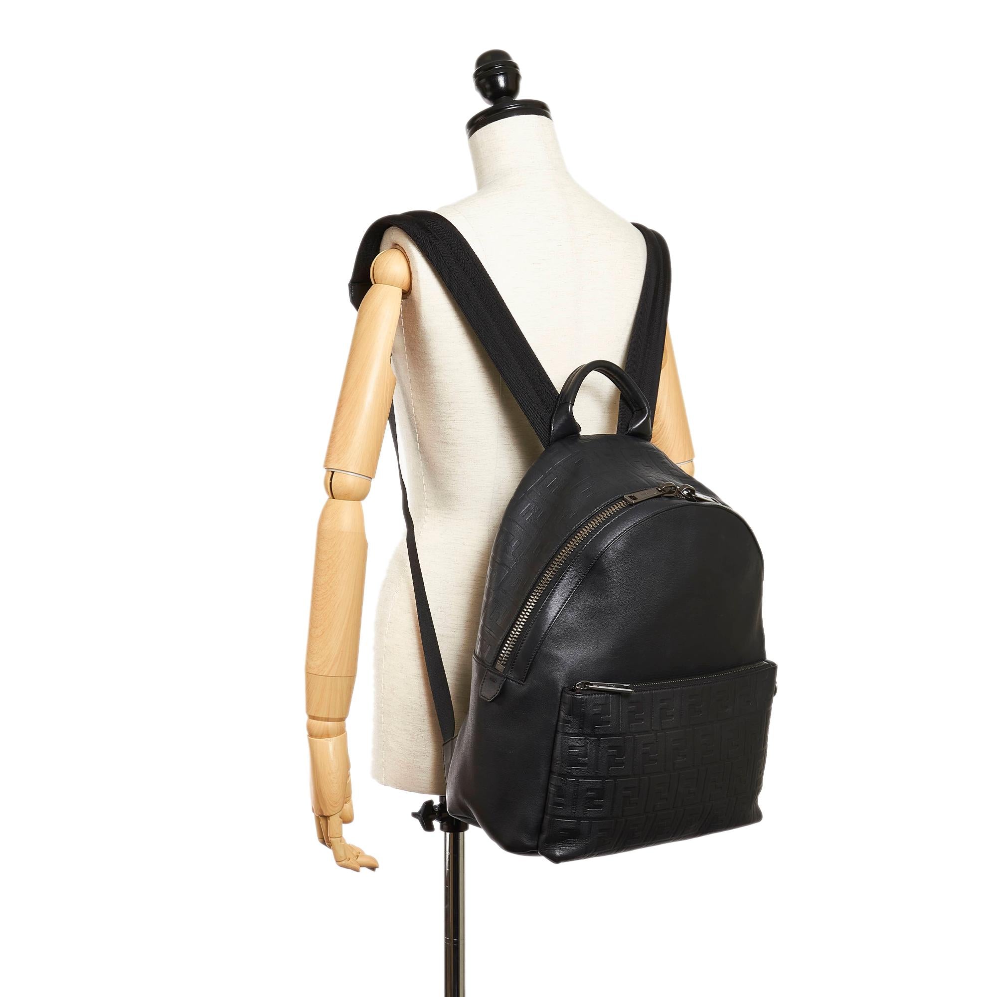 Fendi Zucca Leather Backpack (SHG-27781)