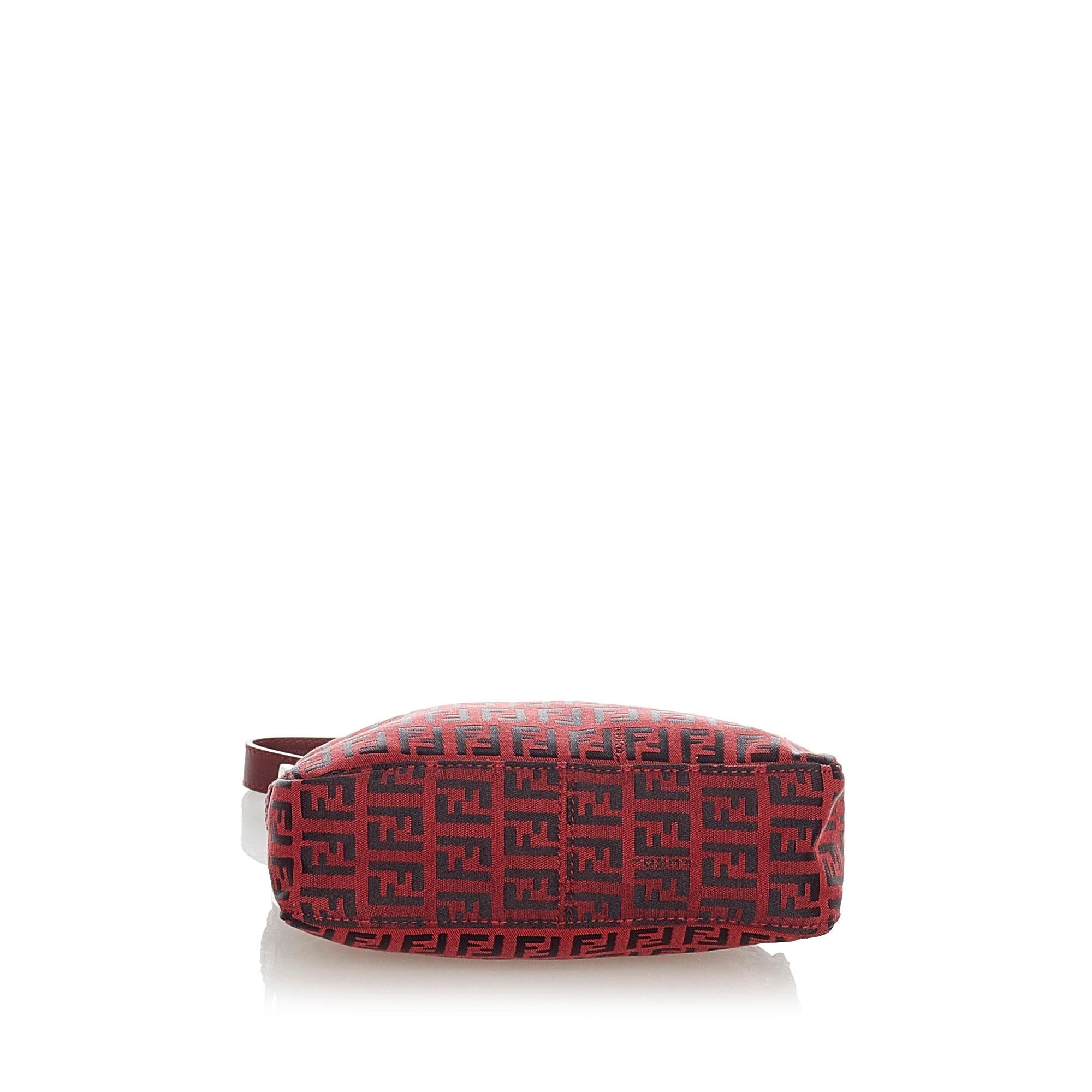 Fendi Zucchino Canvas Baguette (SHG-22026)