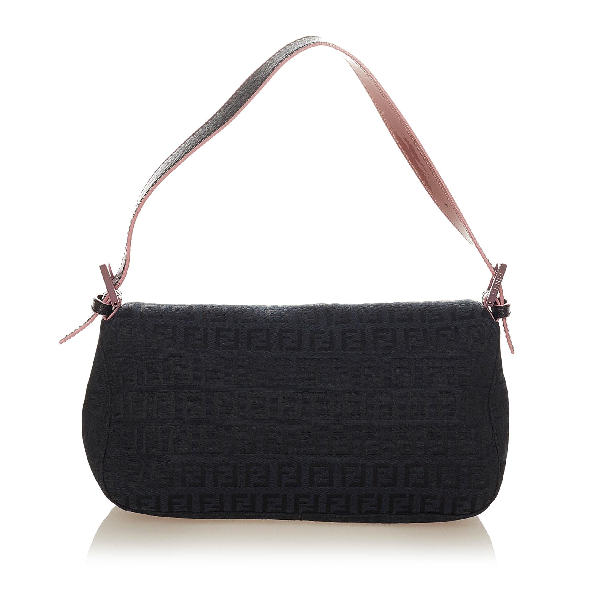 Fendi Zucchino Canvas Baguette (SHG-26702)