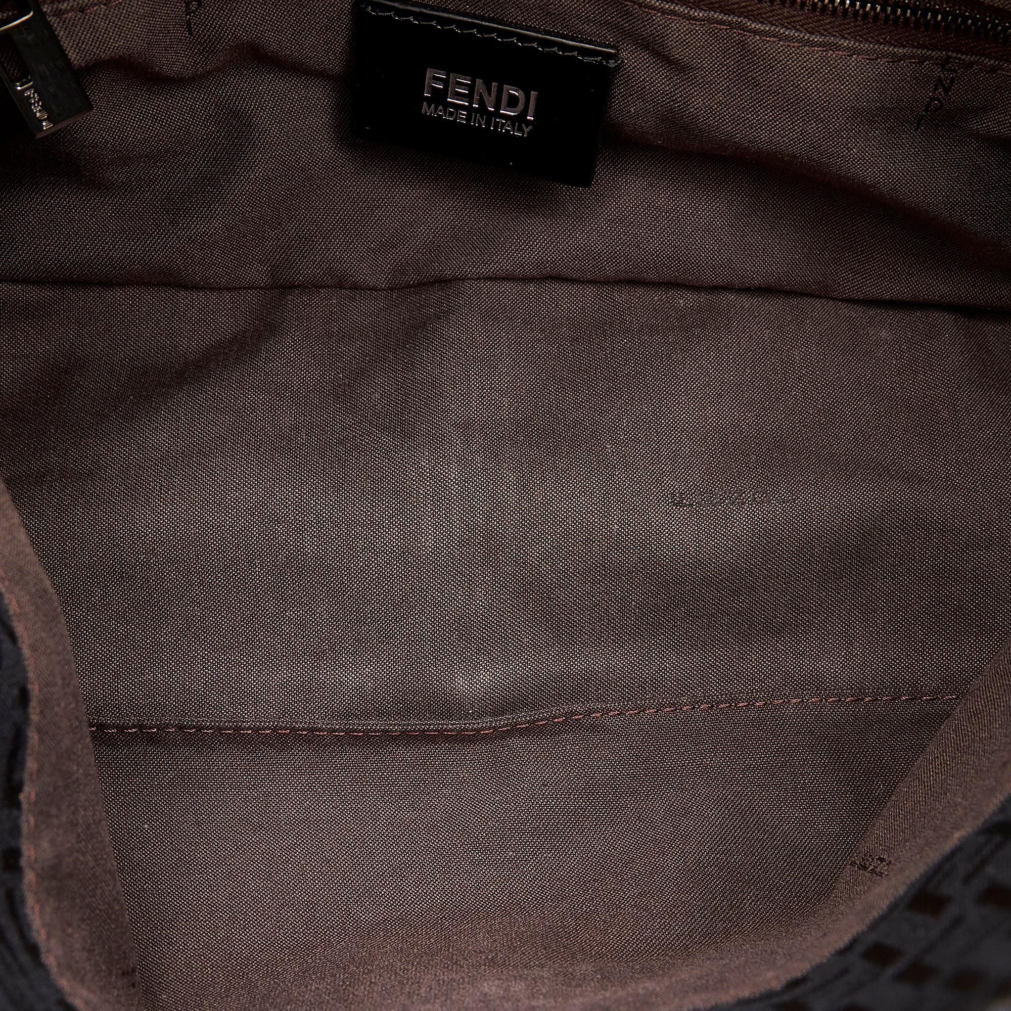 Fendi Zucchino Canvas Baguette (SHG-26702)