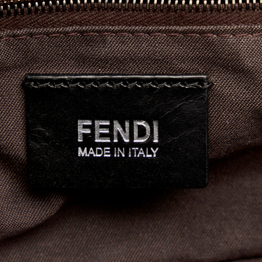 Fendi Zucchino Canvas Baguette (SHG-26702)