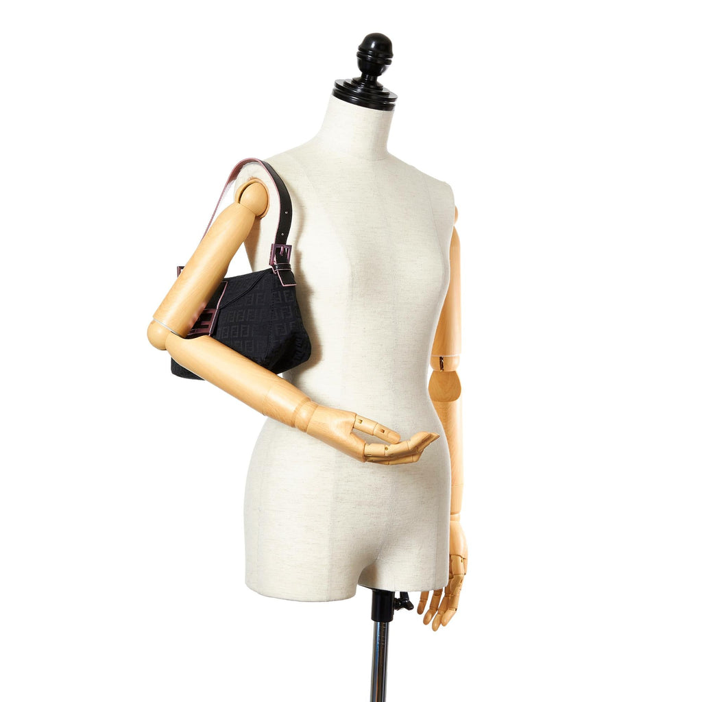 Fendi Zucchino Canvas Baguette (SHG-26702)