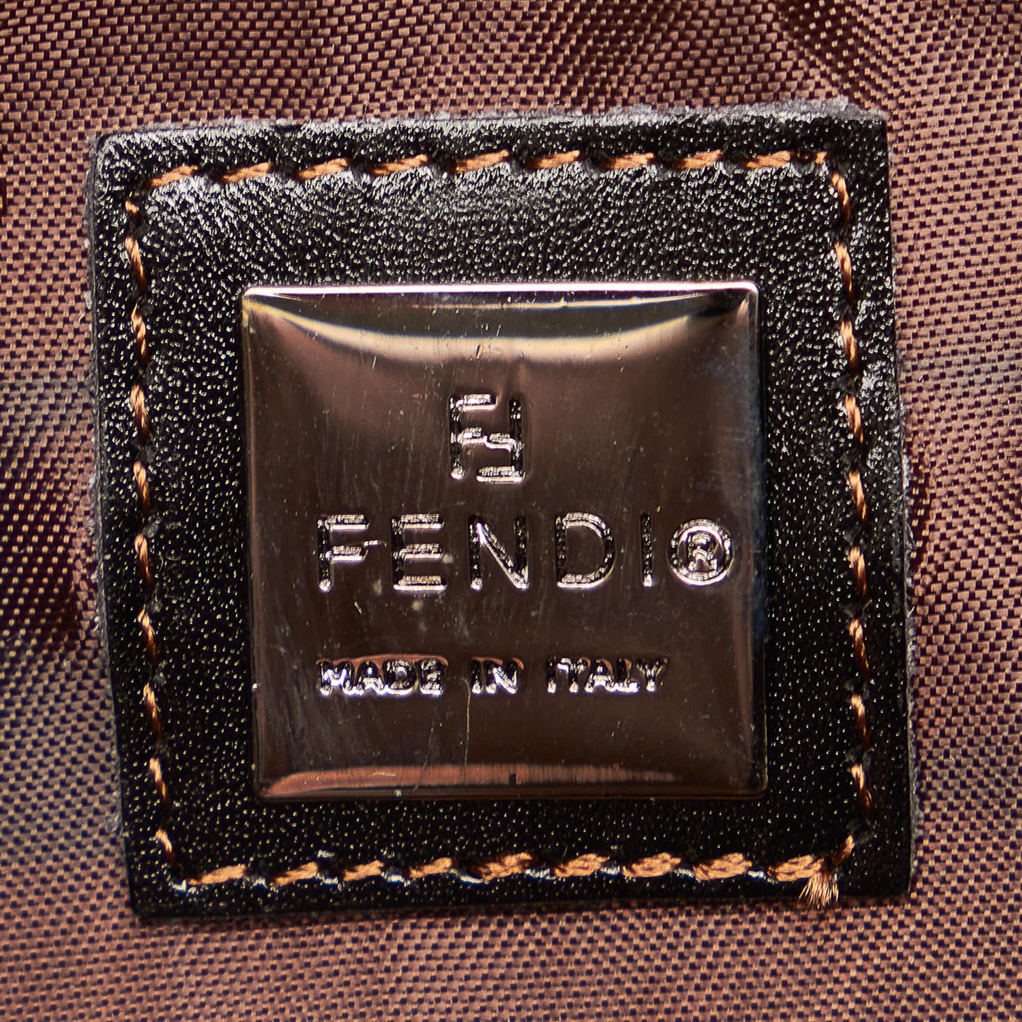 Fendi Zucchino Canvas Baguette (SHG-29391)